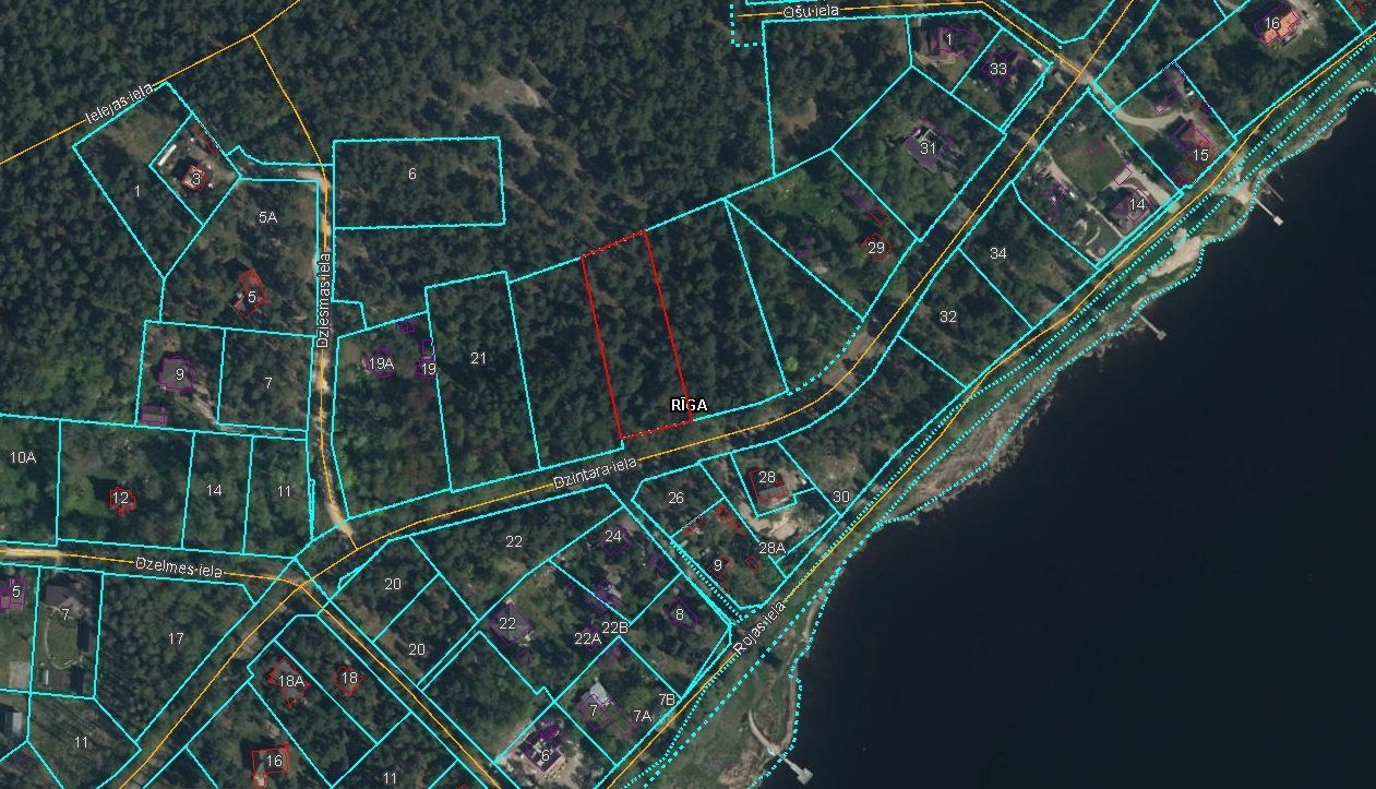 Zemes gabals 3154 m², Dzintara iela, Rīga — attēls 5