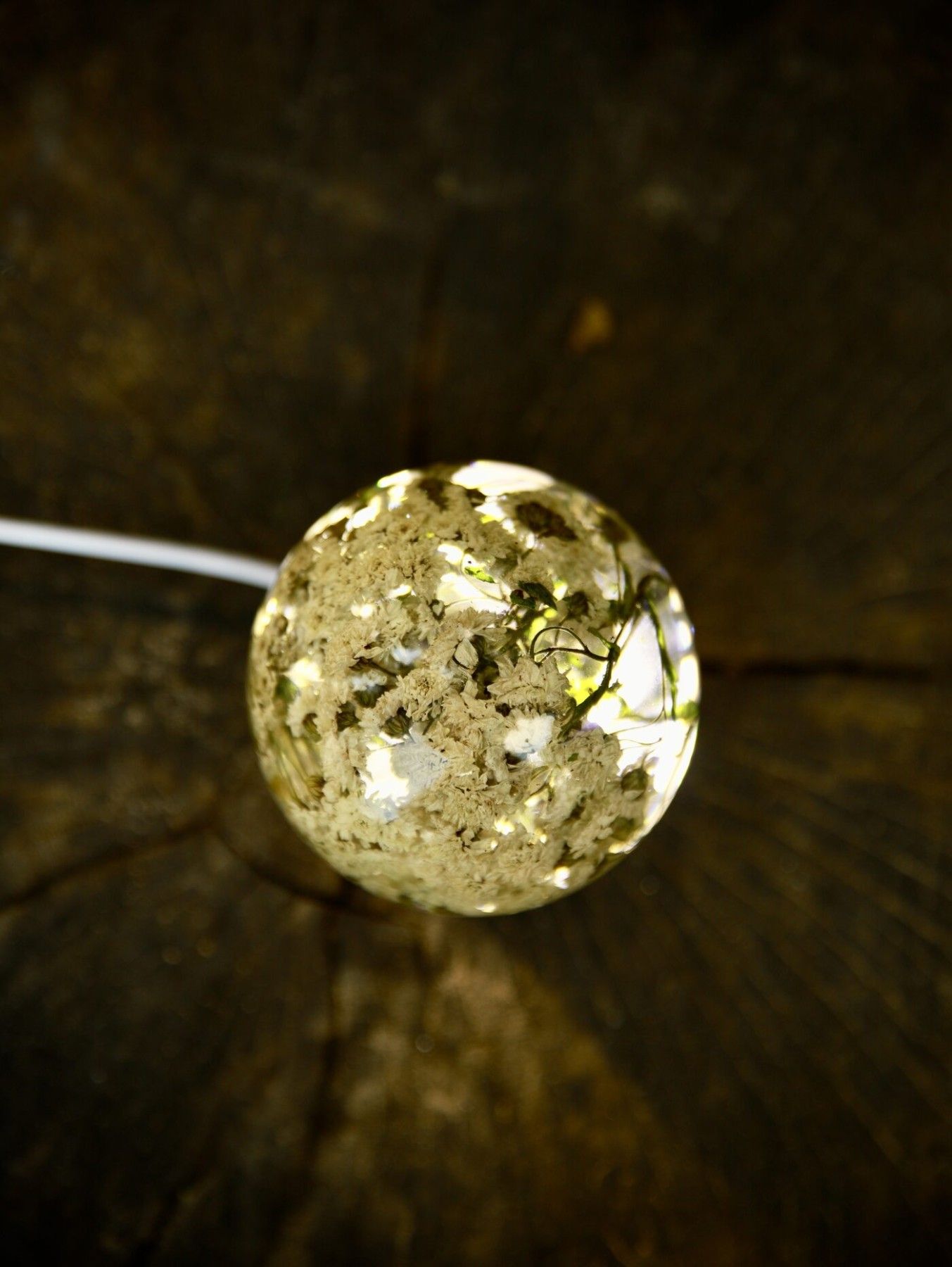Galda lampa SpiiidBotanics, silti balta, oranžā krāsā — attēls 3