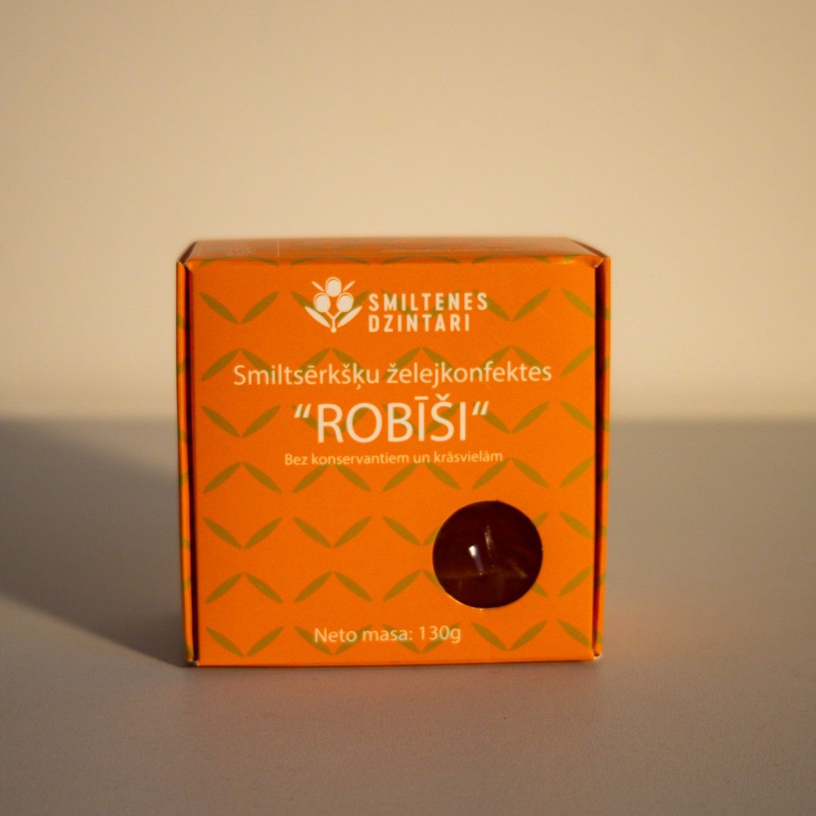 Smiltsērkšķu želejkonfektes „Robīši”, 130 g