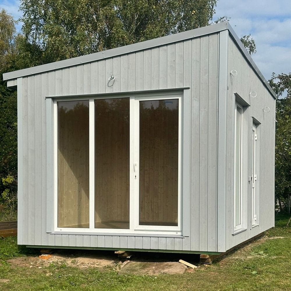 Karkasa pirts, malkas krāsns, 18 m², 8 personām — attēls 4