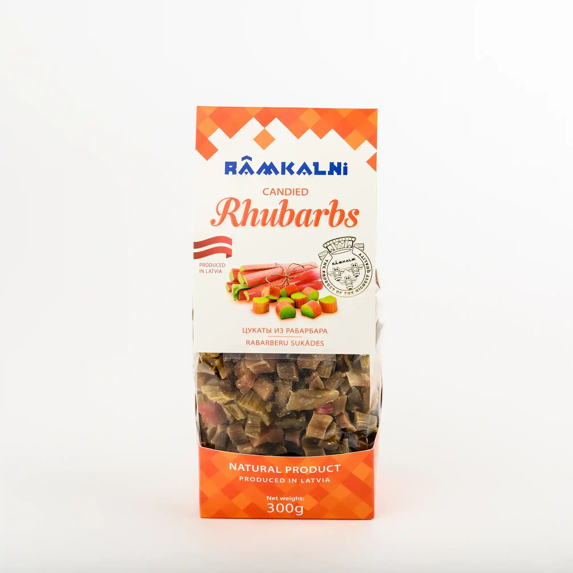Rabarberu sukādes, 300 g