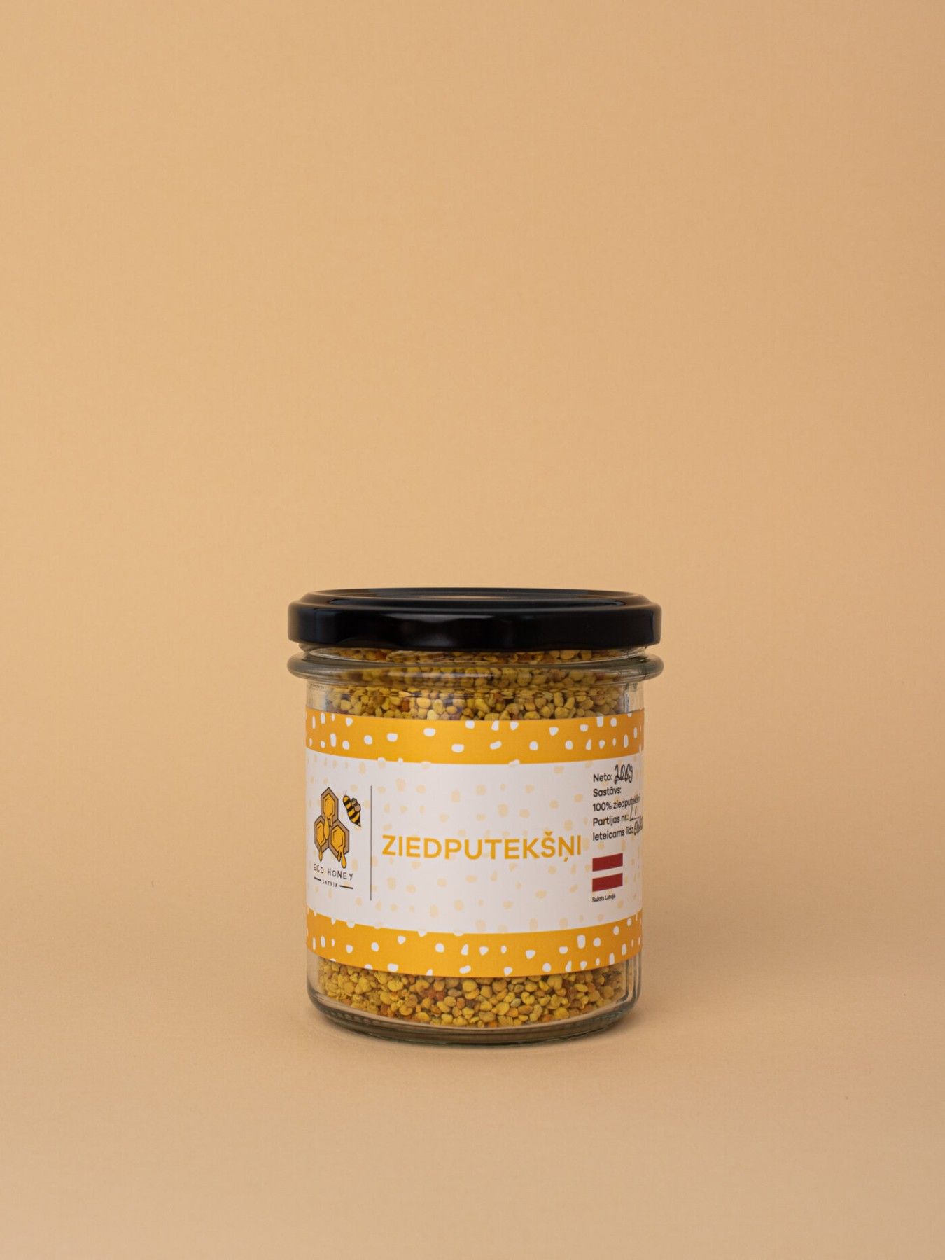 Ziedputekšņi EcoHoney Latvia, 80 g, raža 2026 — attēls 3