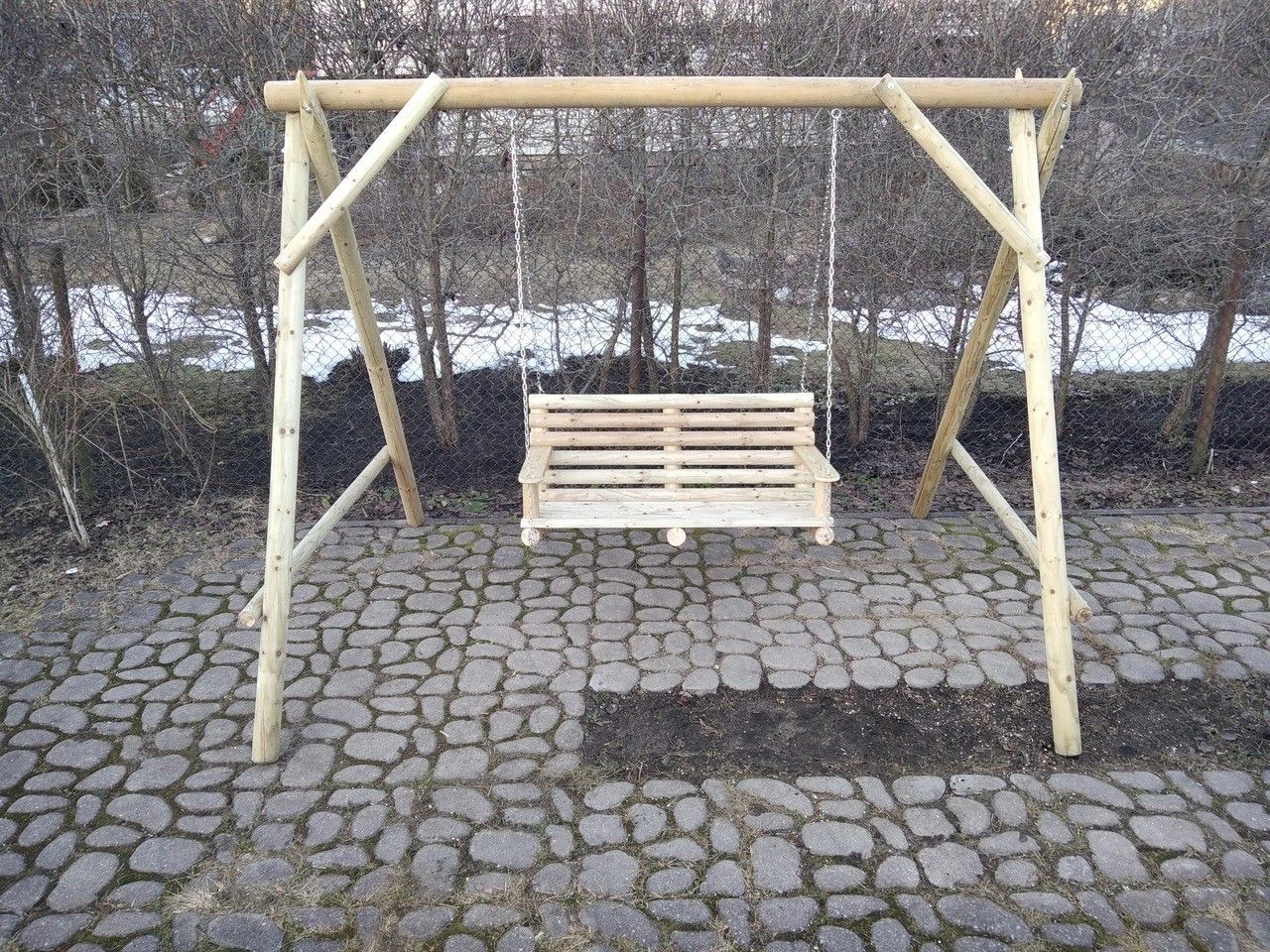 Šūpuļkrēsls K-1.20, 2 vietas, platums 300 cm, dziļums 210 cm