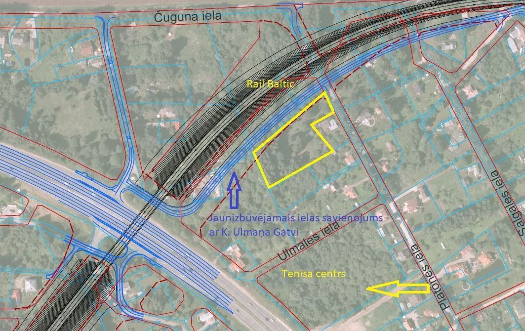 Zemes gabals 5000 m², Platones iela 5, Rīga — attēls 3