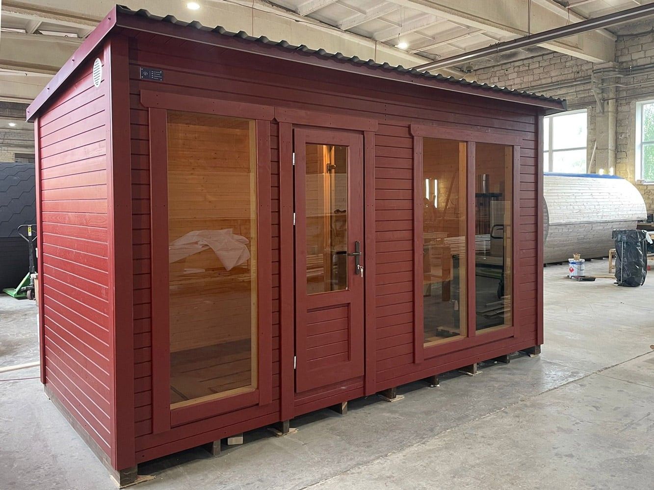 Karkasa pirts, 10 m², 8 personām — attēls 4