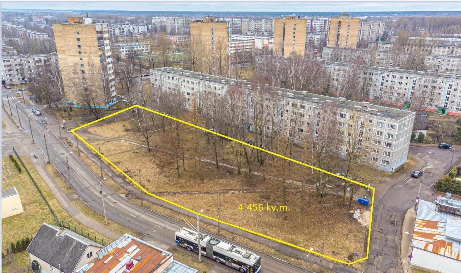 Zemes gabals 4456 m², Prūšu iela 118, Rīga