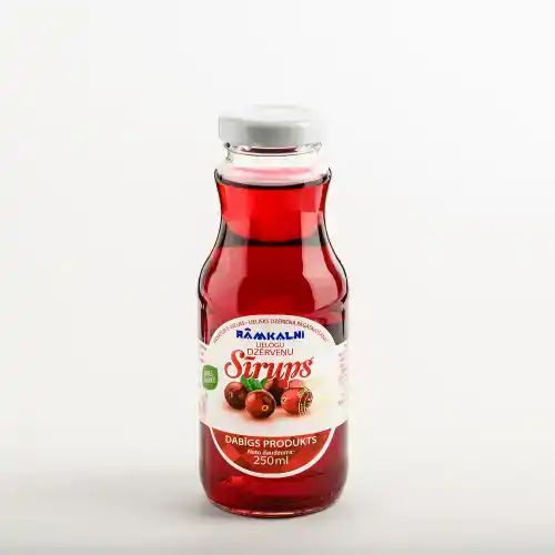 Lielogu dzērveņu sīrups, 12 × 250 ml