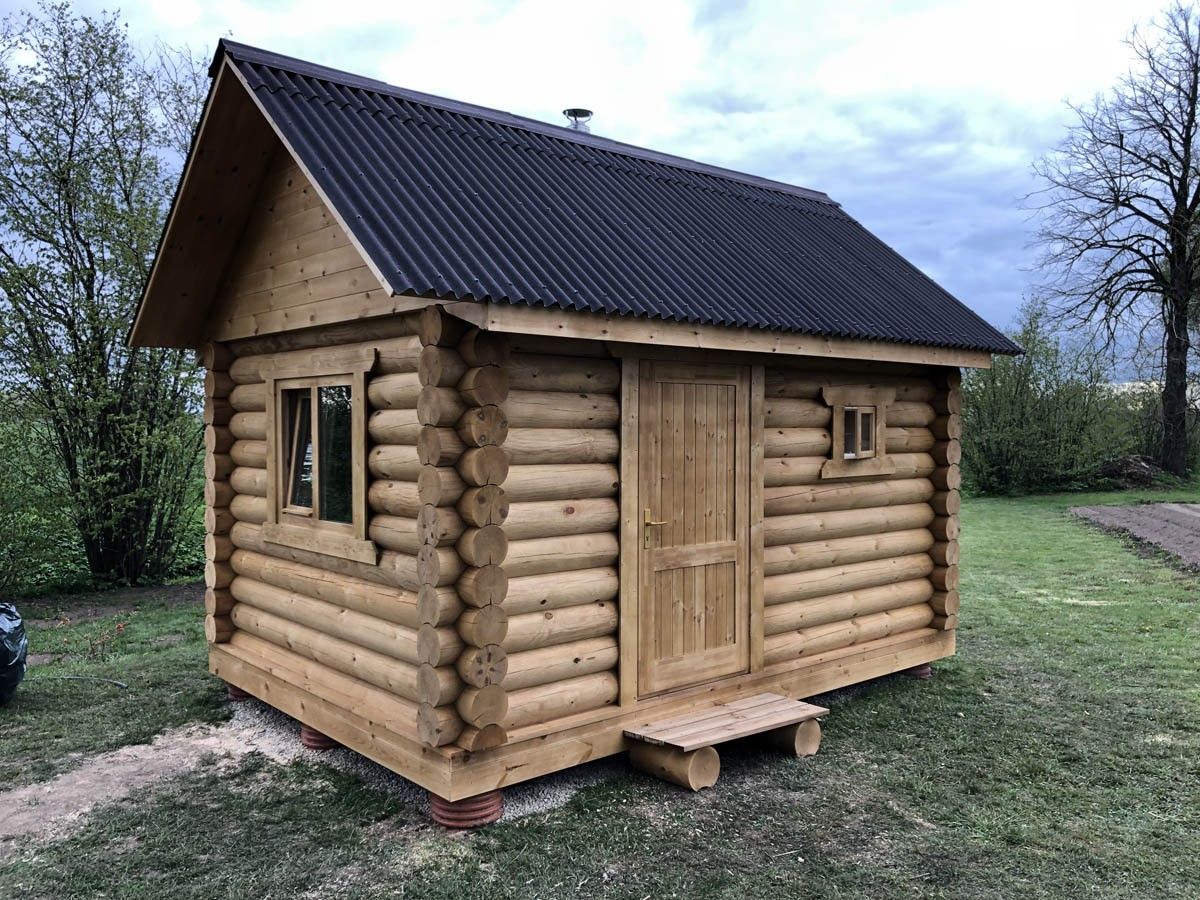 Guļbūves pirts, malkas krāsns, 12 m²