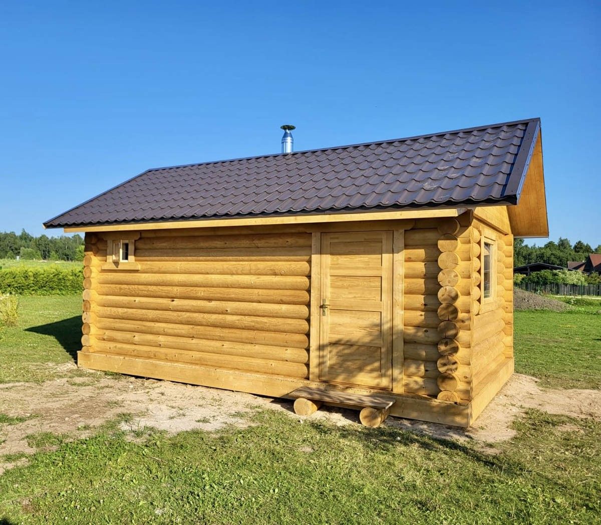 Guļbūves pirts, malkas krāsns, 24 m² — attēls 4