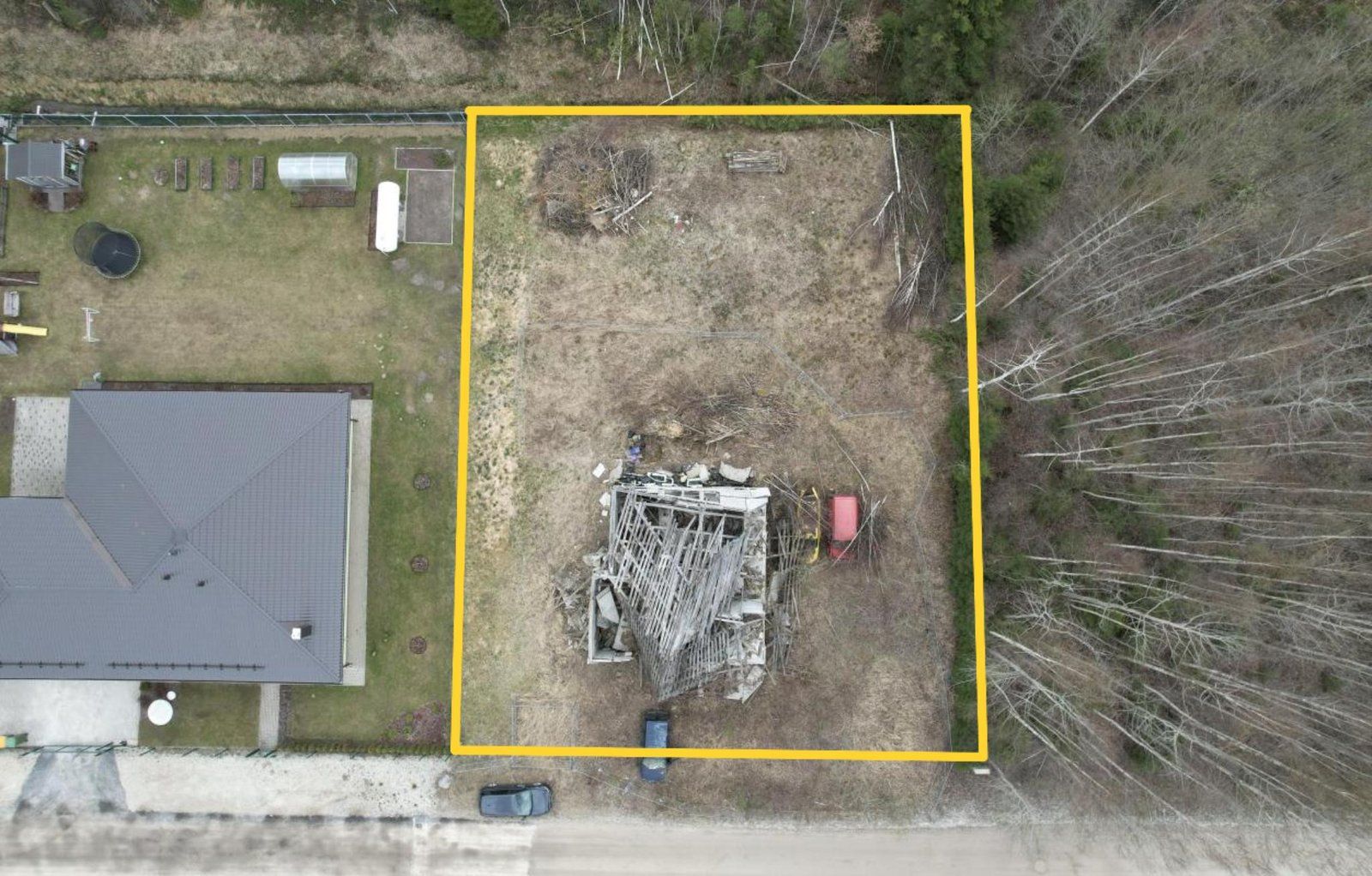 Zemes gabals 1221 m², Balto Ķiršu iela 17, Salaspils pagasts — attēls 3