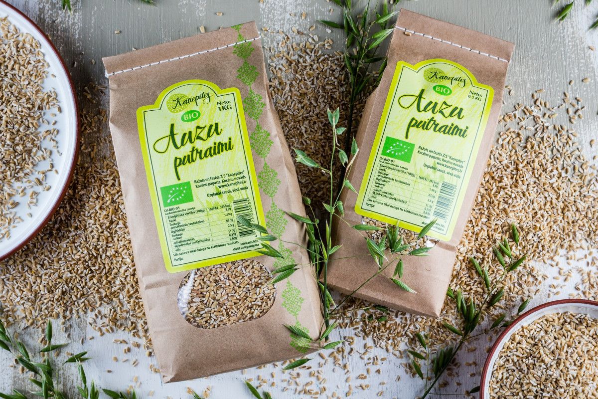 Auzu putraimi, BIO, 0,5 kg — attēls 2