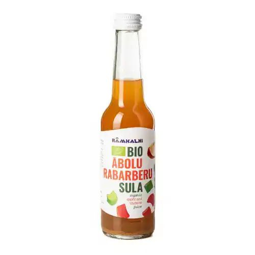 BIO ābolu–rabarberu sula, 12 × 275 ml
