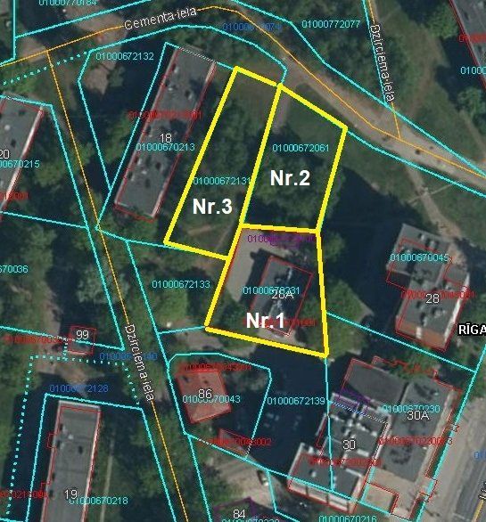 Zemes gabals 2755 m², Lidoņu iela 28A, Rīga — attēls 2