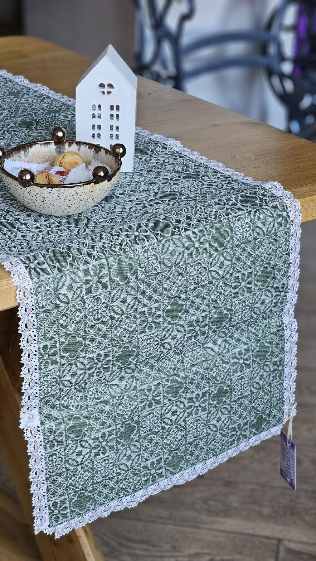 Galdauts MiPe Design, platums 37 cm, garums 155 cm, lins