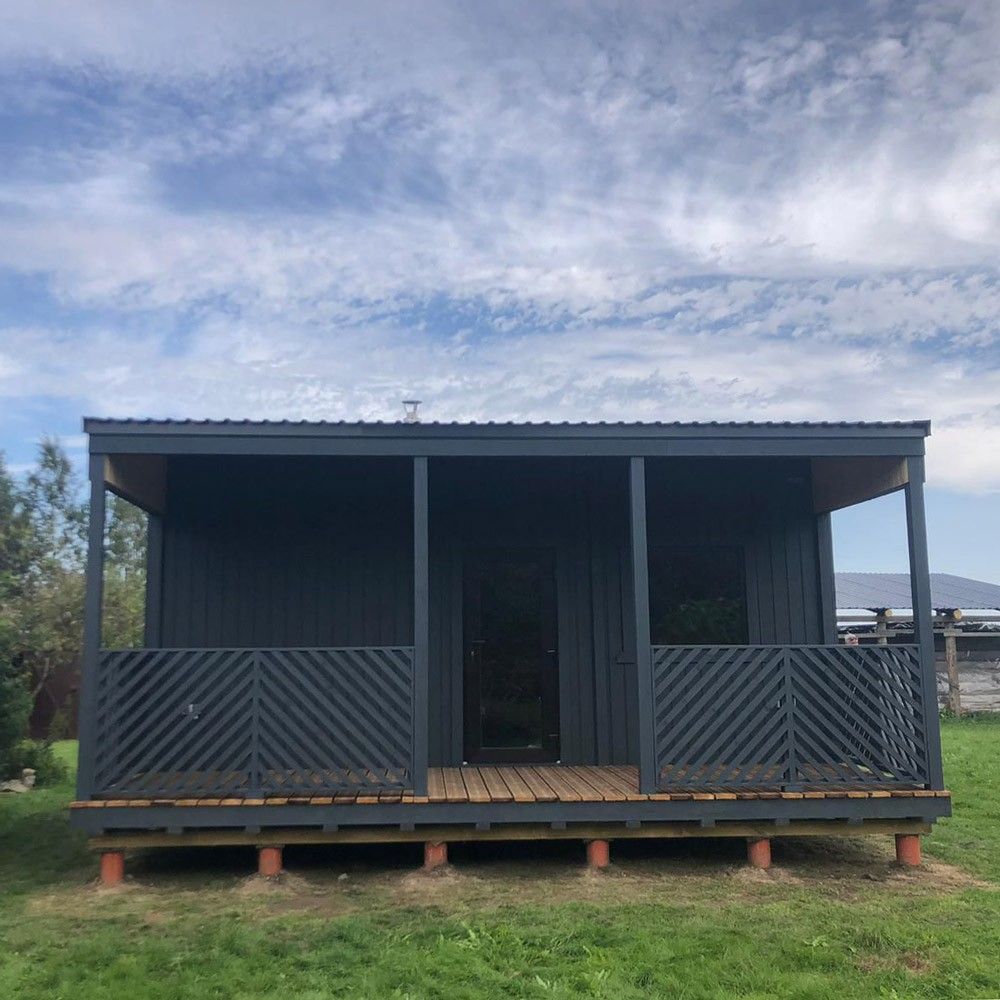 Karkasa pirts, malkas krāsns, 30 m², 8 personām — attēls 3
