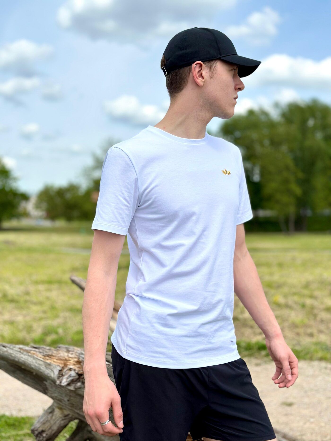 Vīriešu T-krekls Ozolvīle, XXS, XS, S, M, L, XL, XXL — attēls 5