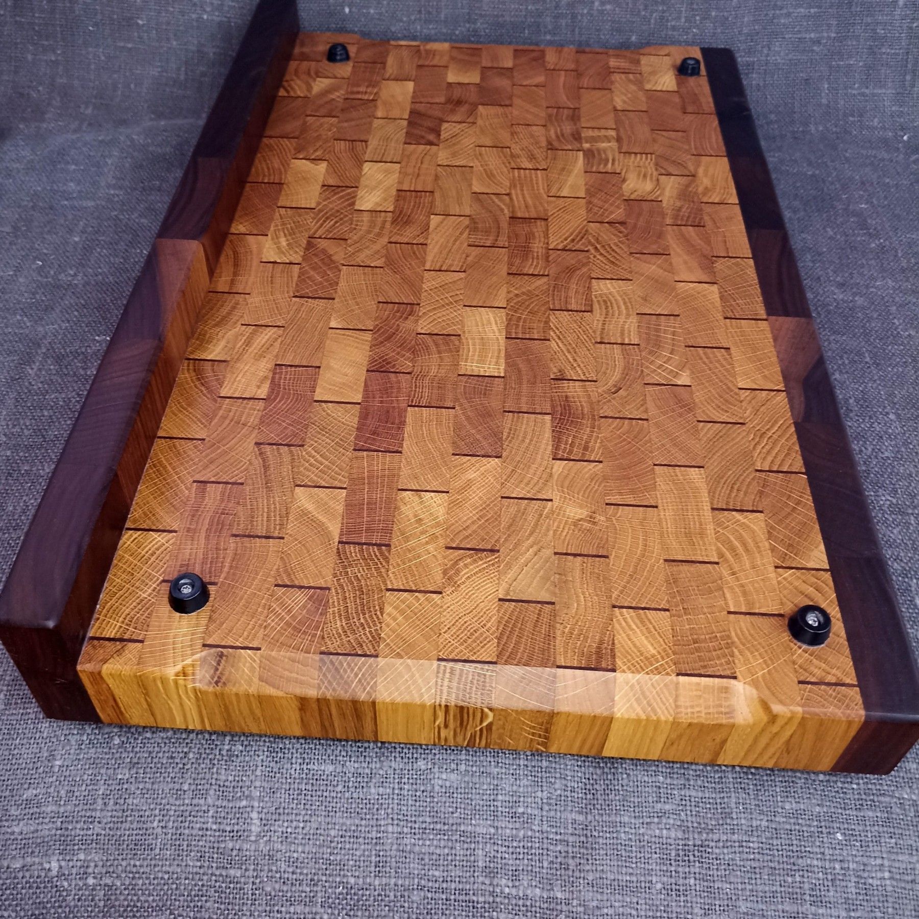 Griešanas dēlītis Raibi Koki, 49 cm, koks, brūnā krāsā — attēls 4