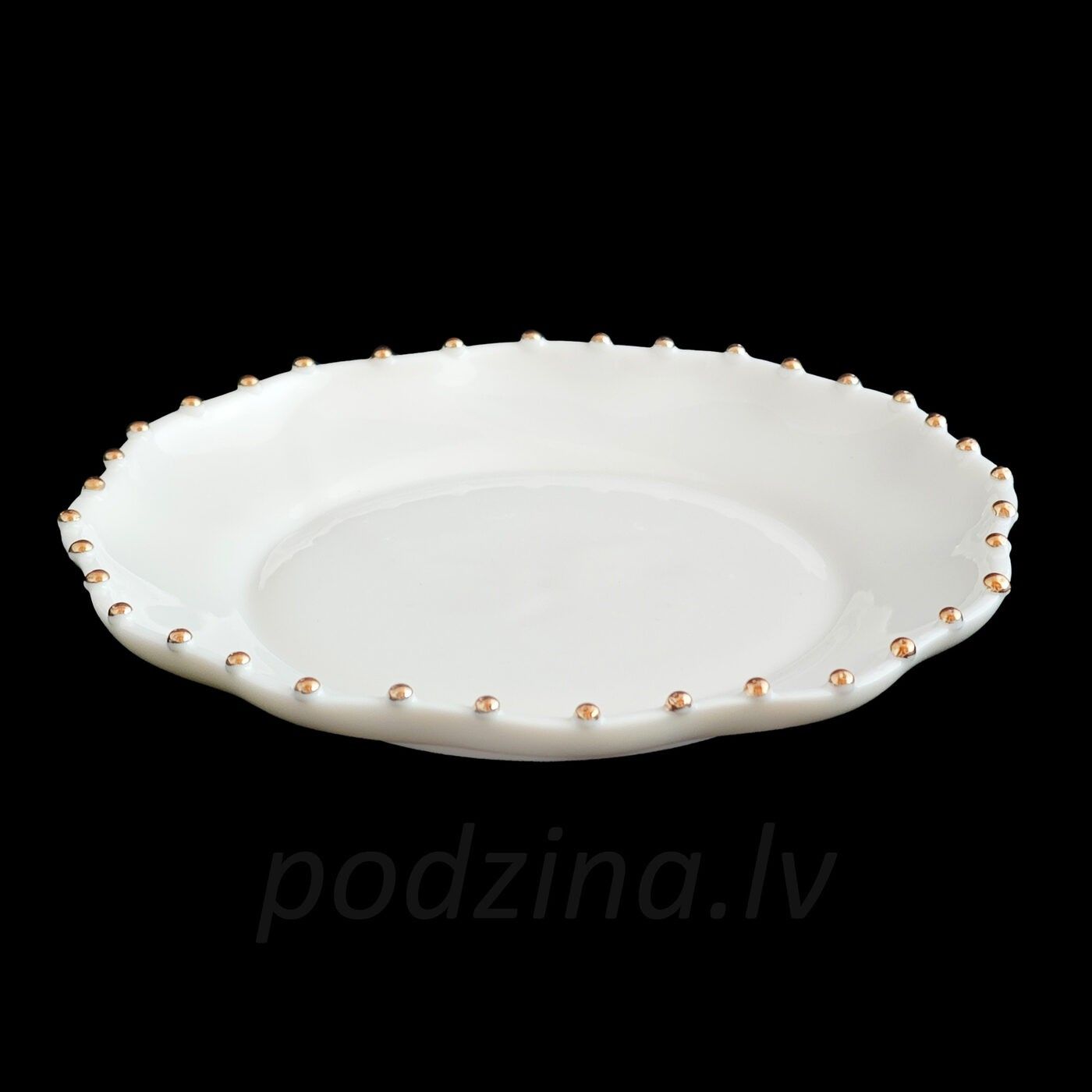 Šķīvji Podziņas porcelāns, 15 cm, porcelāns