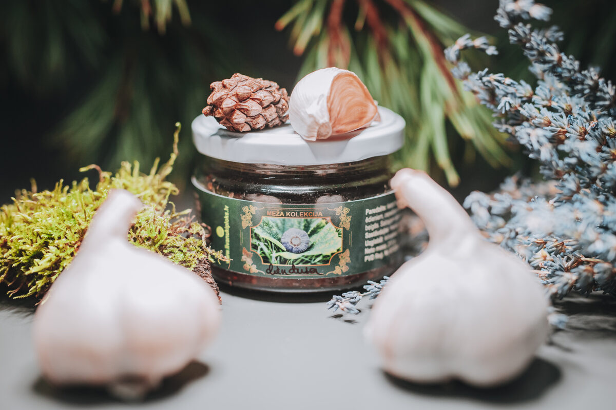 Ķiploki medū ar kazenēm „Diendusa” (Meža kolekcija), 180 g