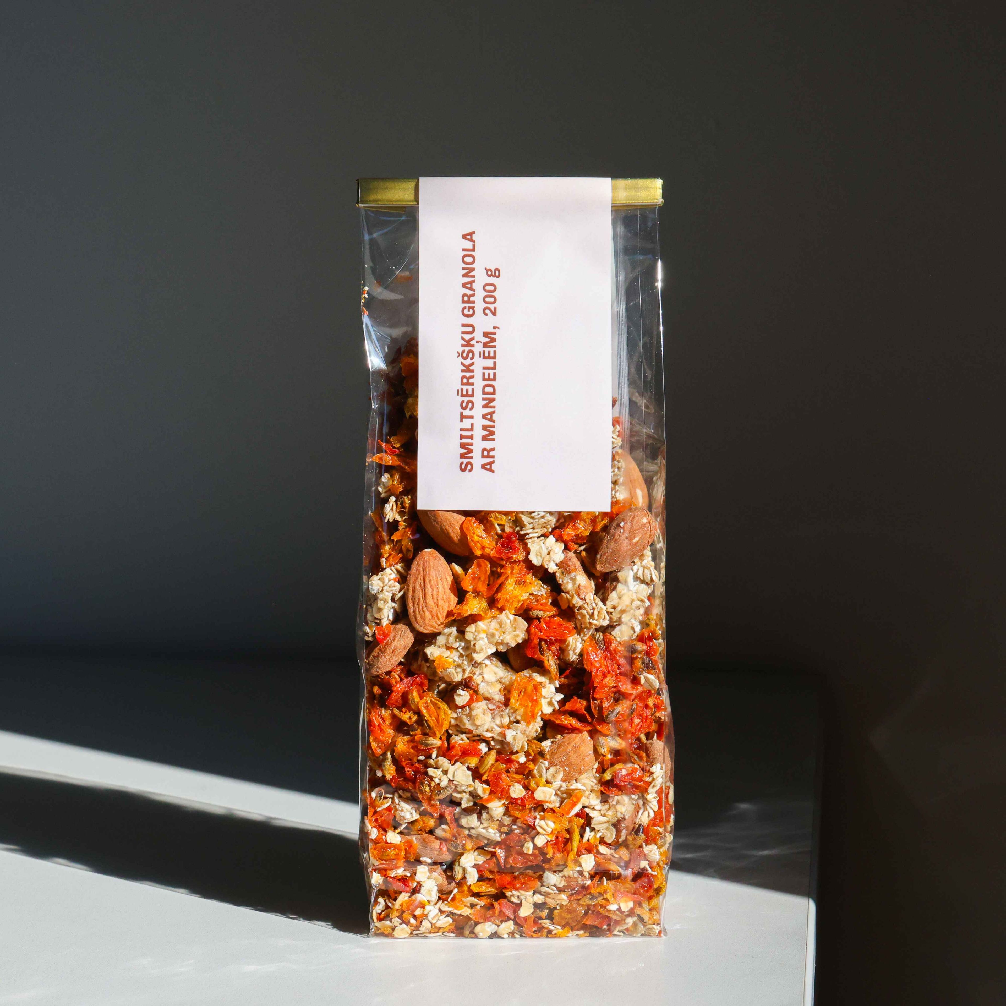 Smiltsērkšķu granola ar mandelēm, 200 g