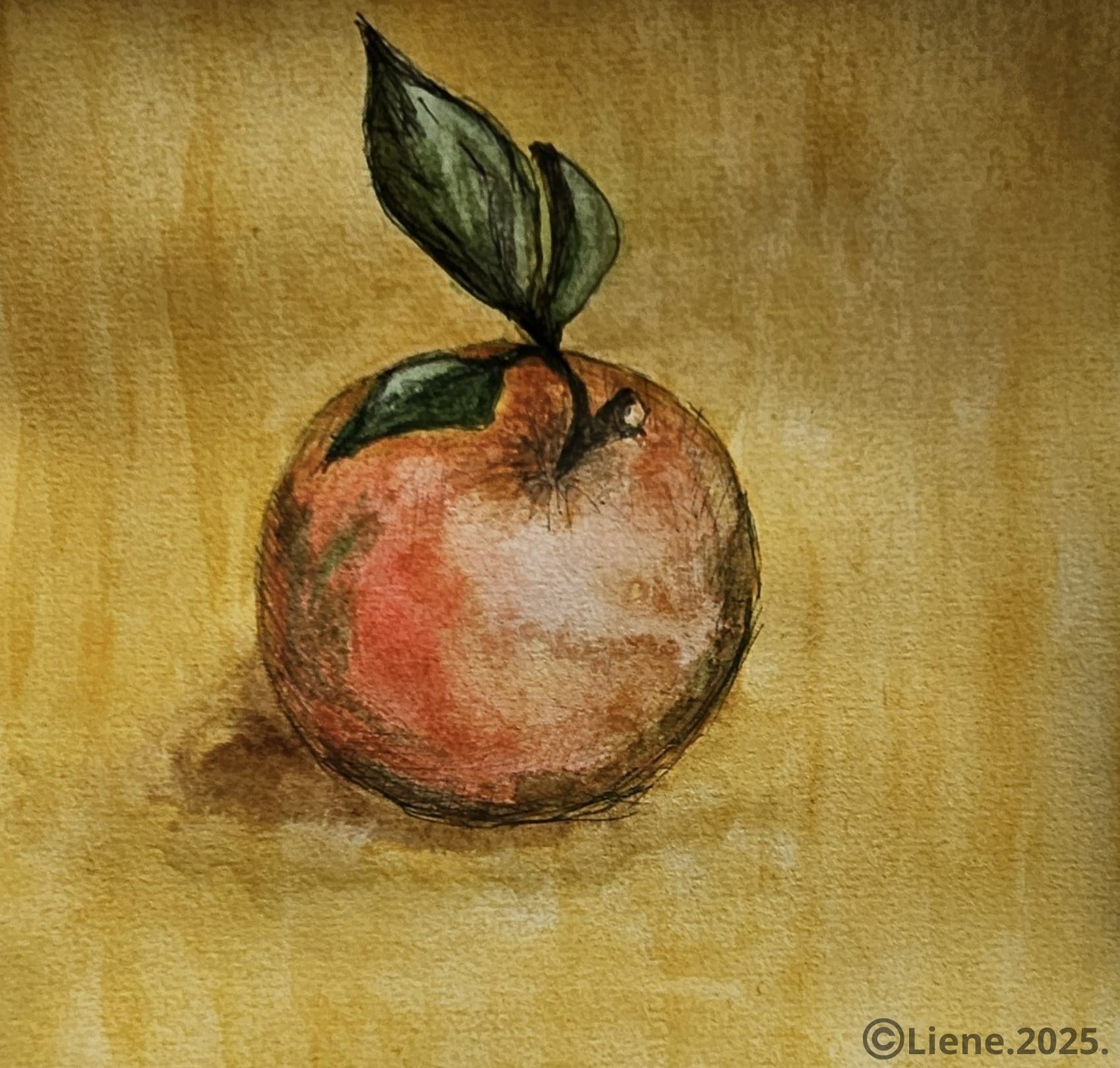 Glezna ArtPatii, oranžā, brūnā krāsā