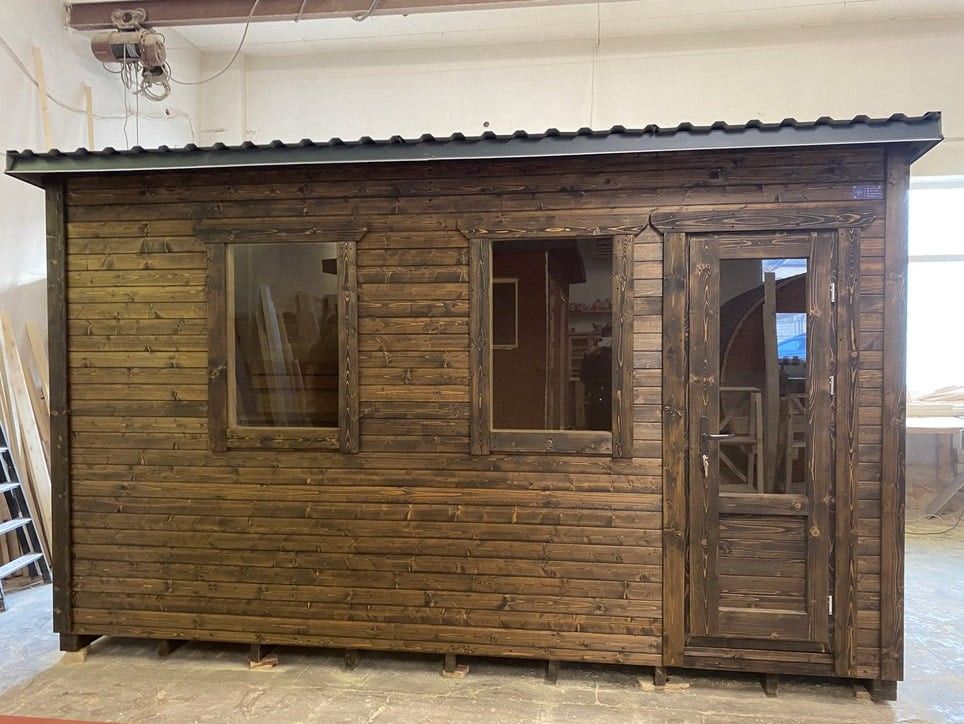 Karkasa pirts, 10 m², 8 personām — attēls 5