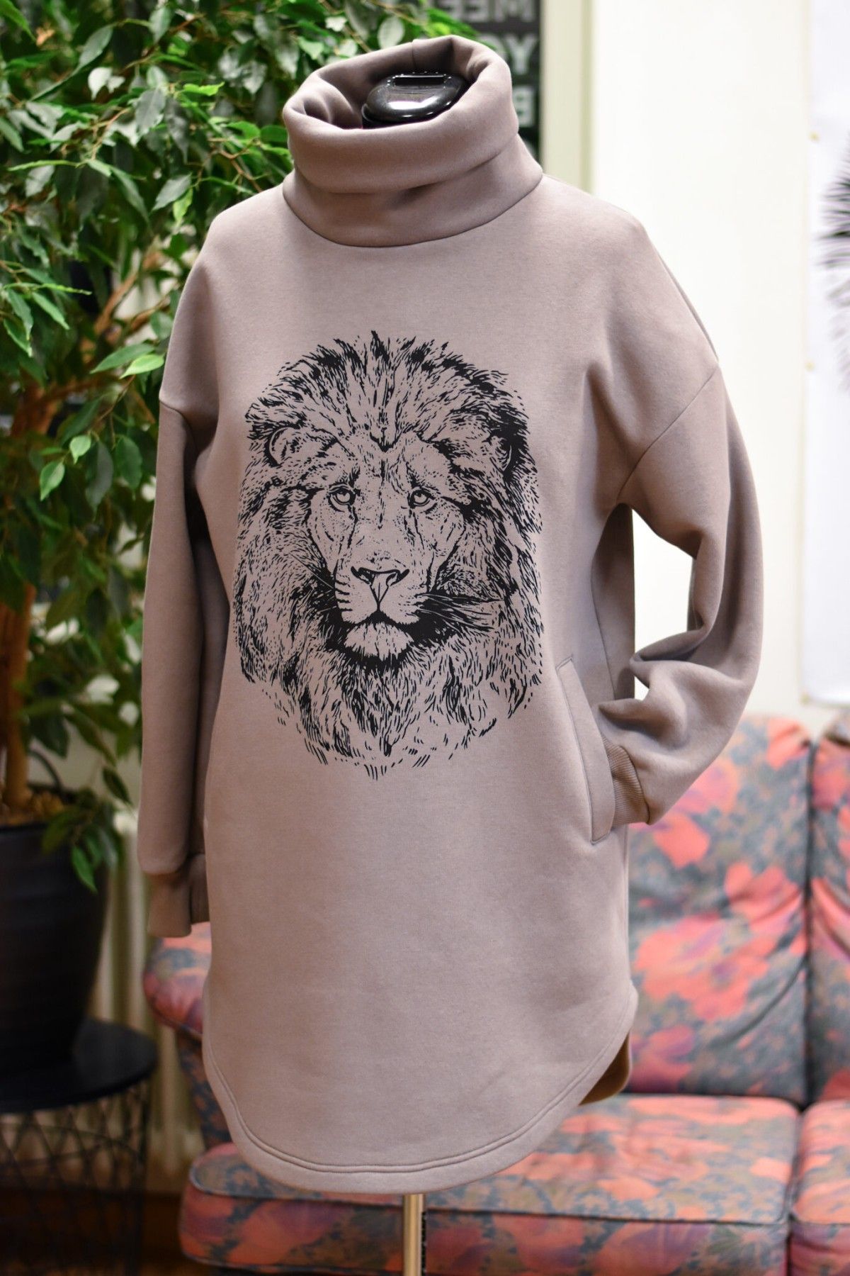 Kleita PIENALOTÉ, XS, S, M, L, XL, pelēkā krāsā — attēls 2