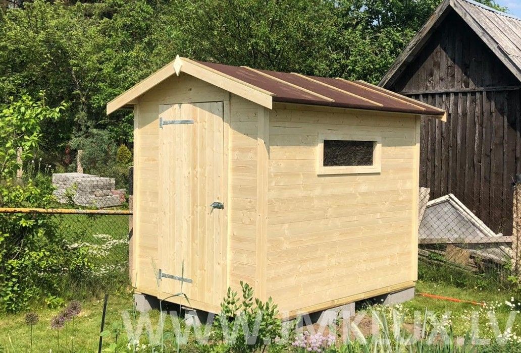 Šķūnis no koka, 3,24 m² — attēls 3