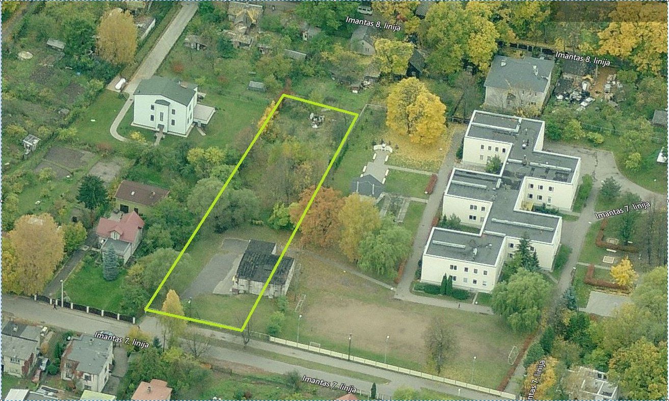 Zemes gabals 2452 m², Imantas 7. līnija 6, Rīga — attēls 2