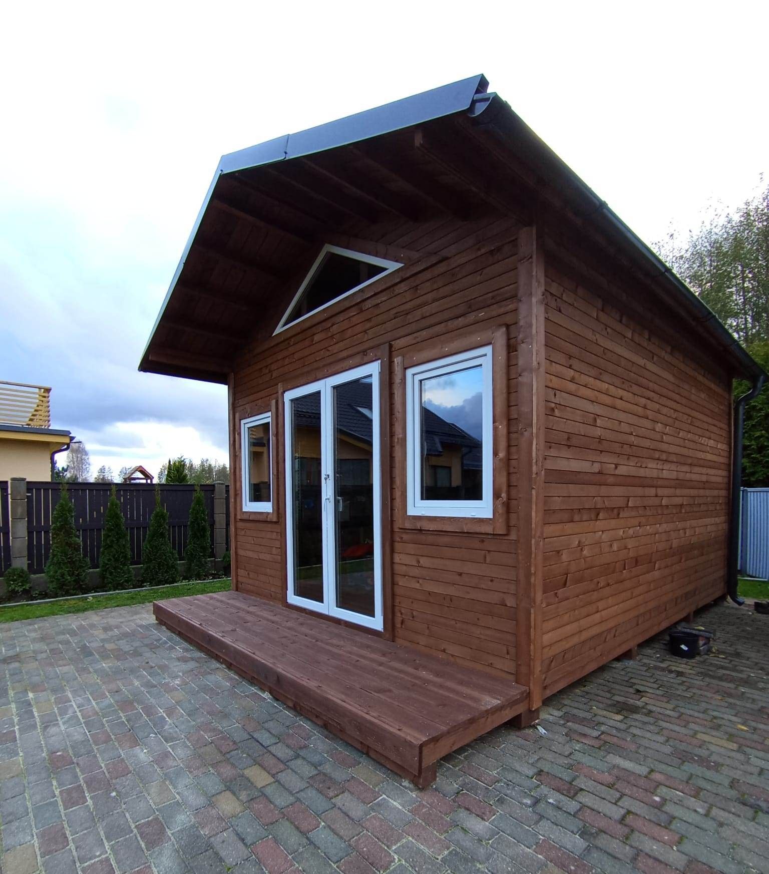 Dārza māja no koka, 24 m², sienas 45 mm — attēls 2