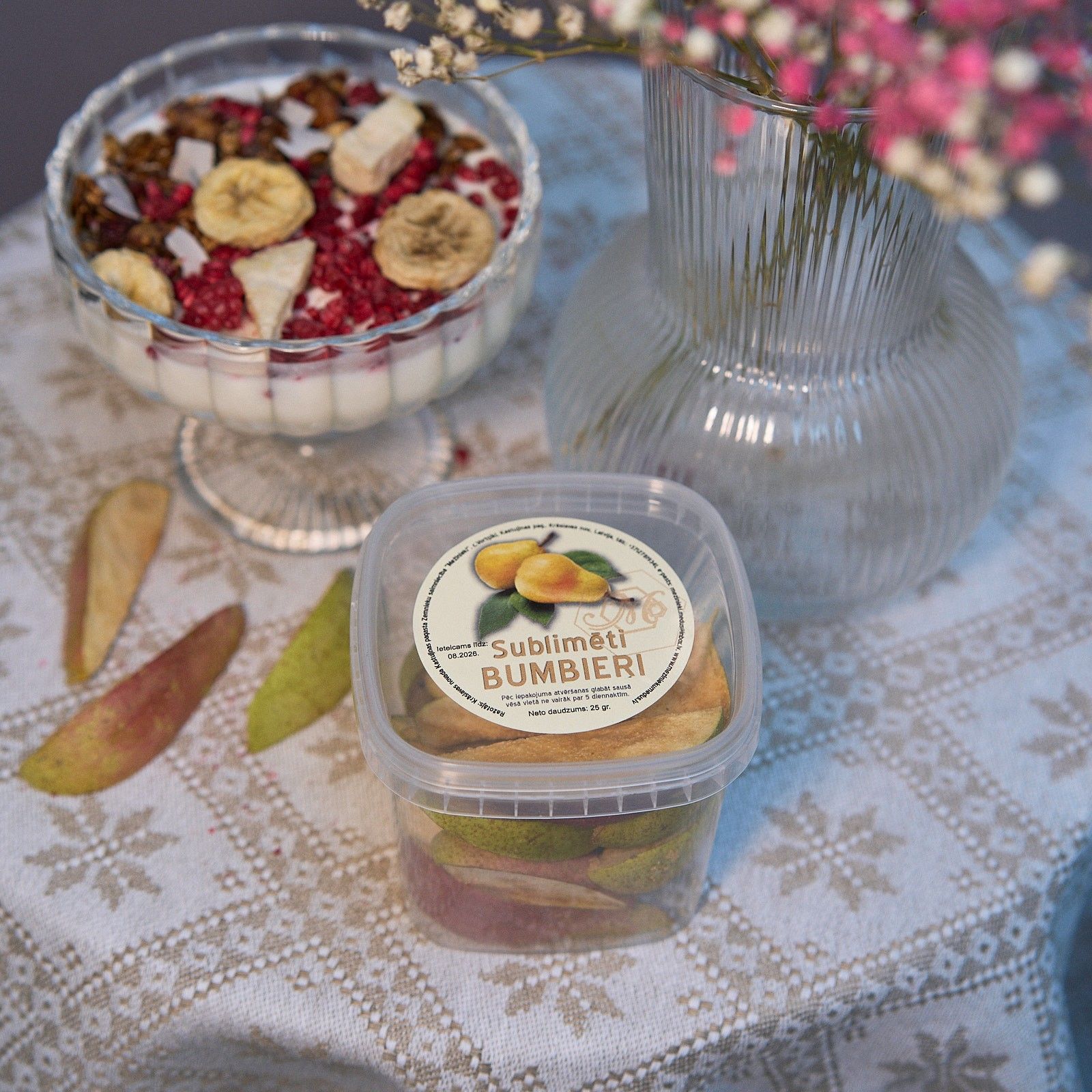 Liofilizēti produkti Mežinieku Medus, bumbieri, 25 g
