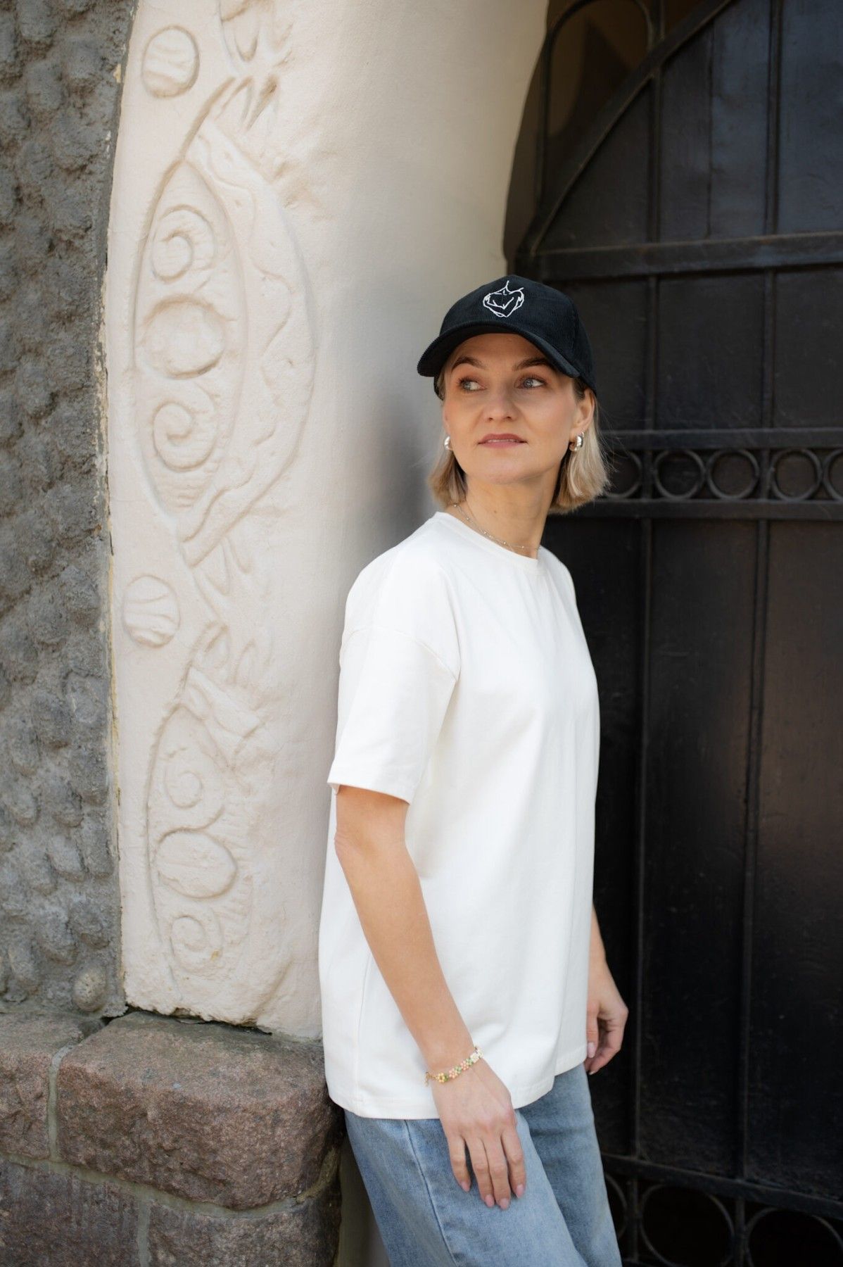 Sieviešu T-krekls TRU:DE, XS, S, M, L, XL, baltā krāsā — attēls 2