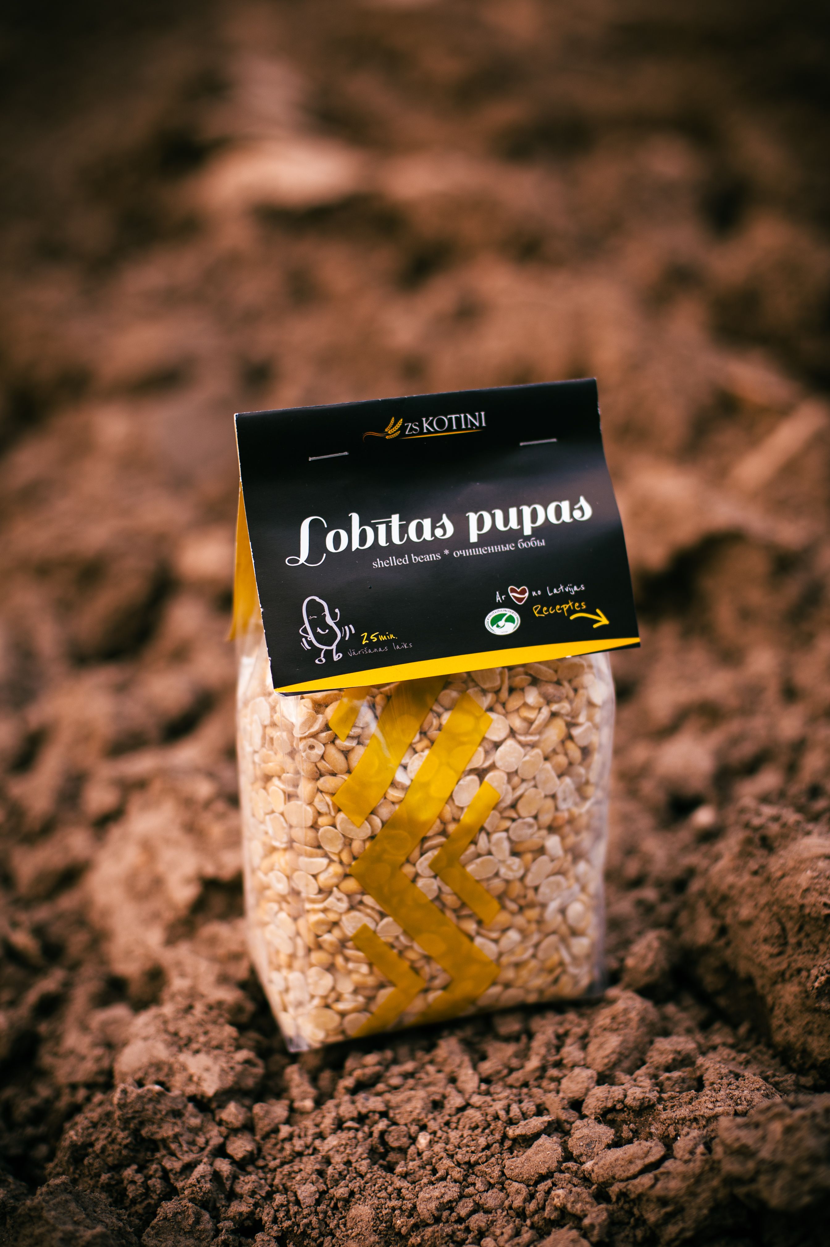Lobītas lauka pupas, 1 kg