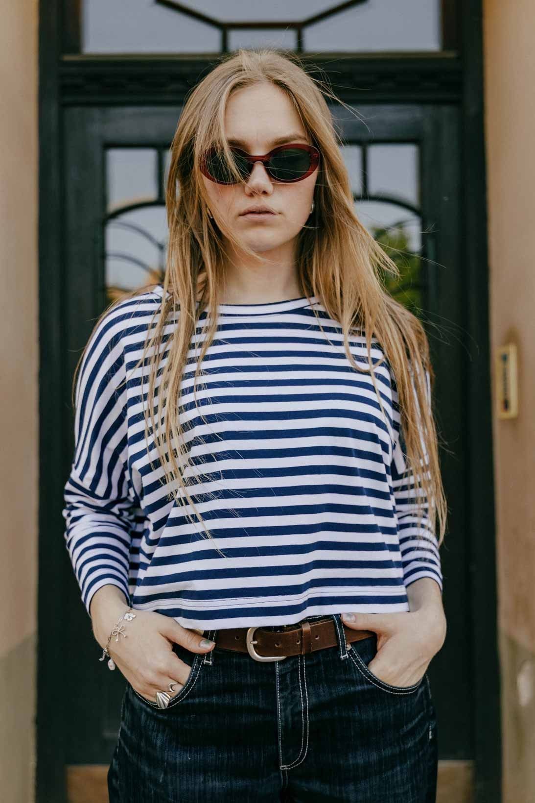 Tops M50, one size, kokvilna, zilā krāsā