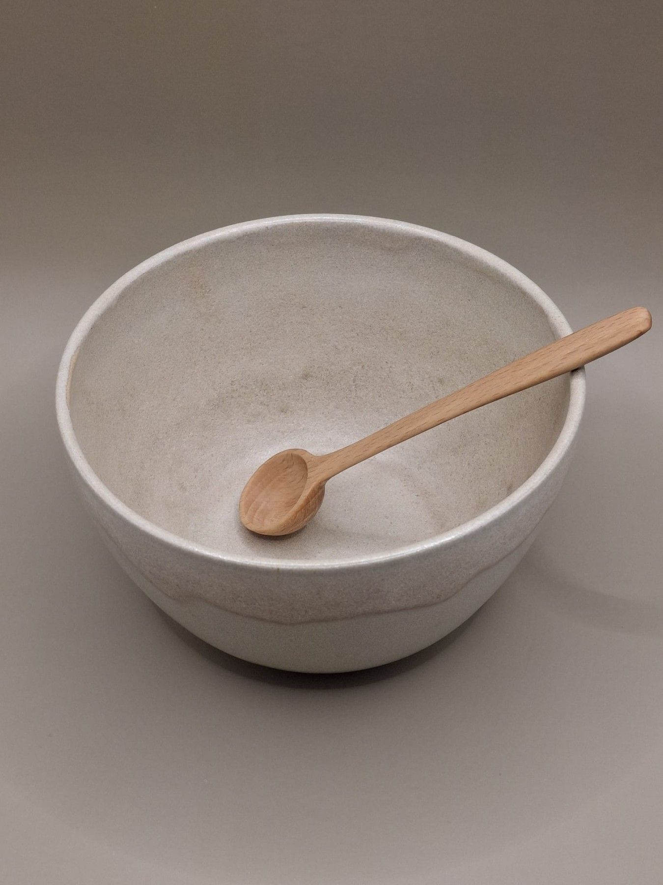 Bļoda Lības keramika, 750 ml, 14 cm, akmensmasa, baltā krāsā