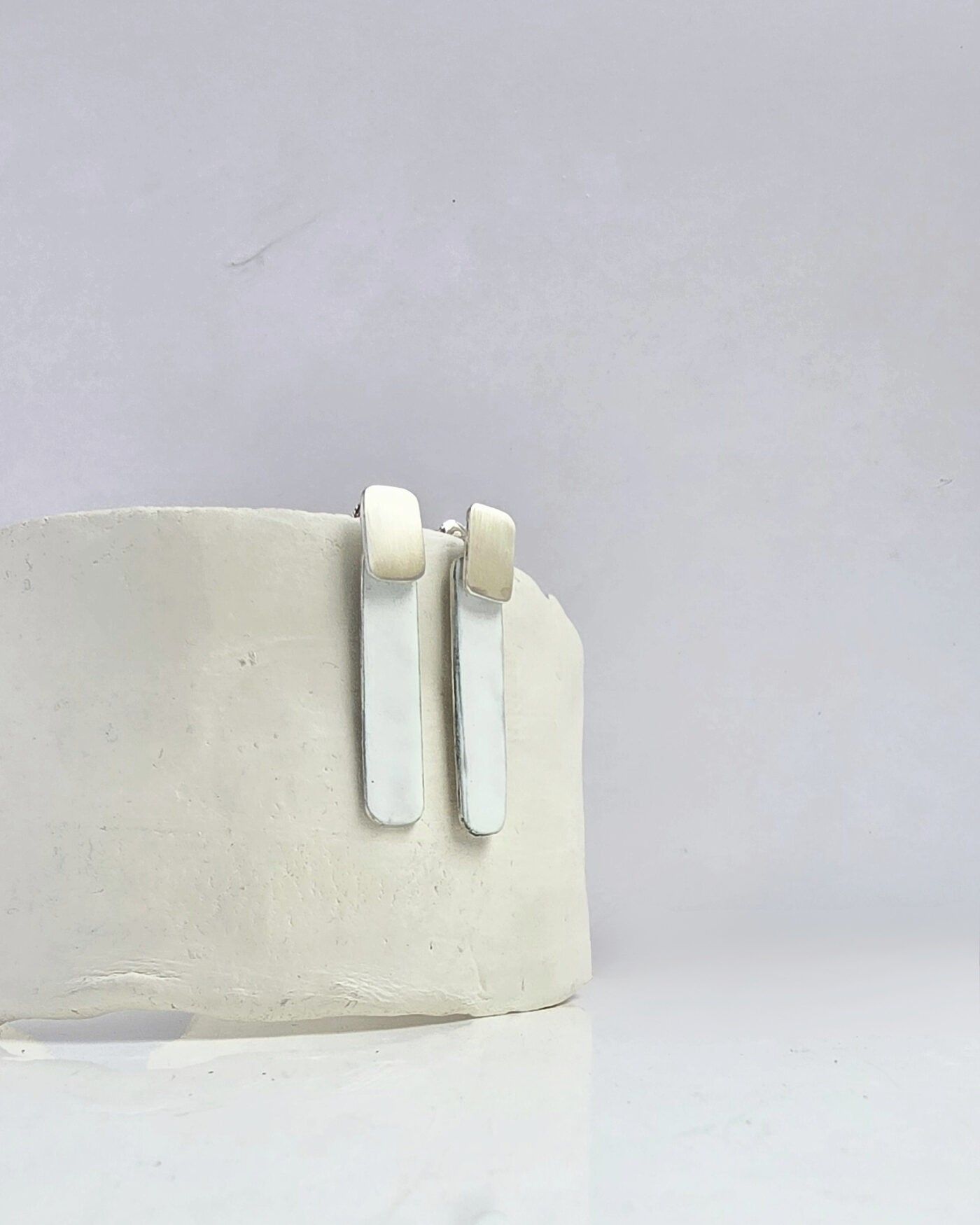 Auskari Asmane Jewellery, sudrabs 925, sudraba, baltā krāsā