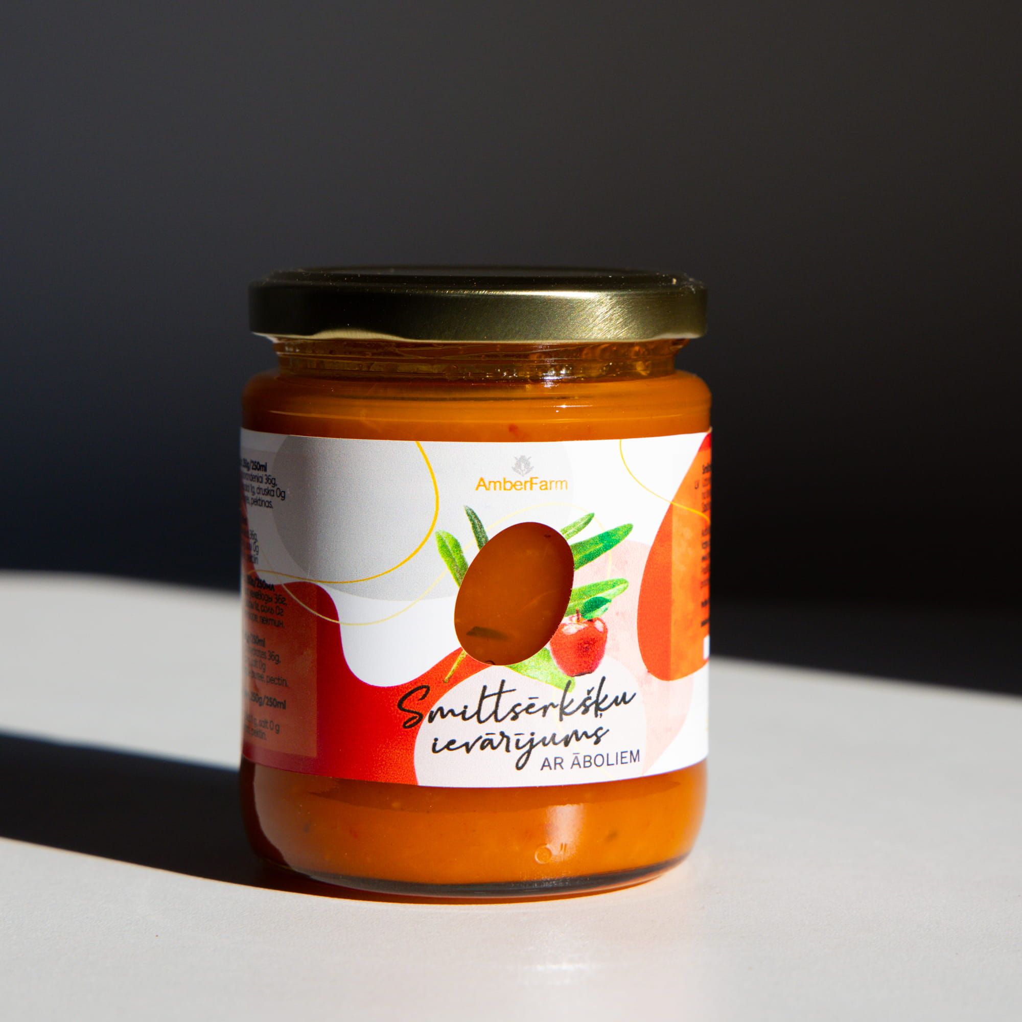 Smiltsērkšķu-ābolu ievārījums (zapte), 250 g