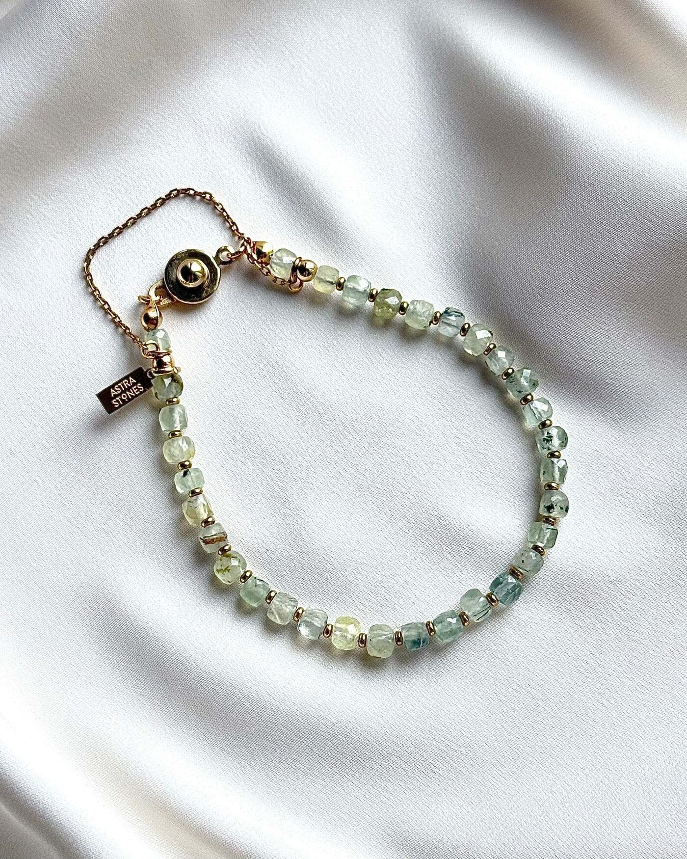 Rokassprādze Astra Stones, garums 17 cm, ar pusdārgakmeni — attēls 2