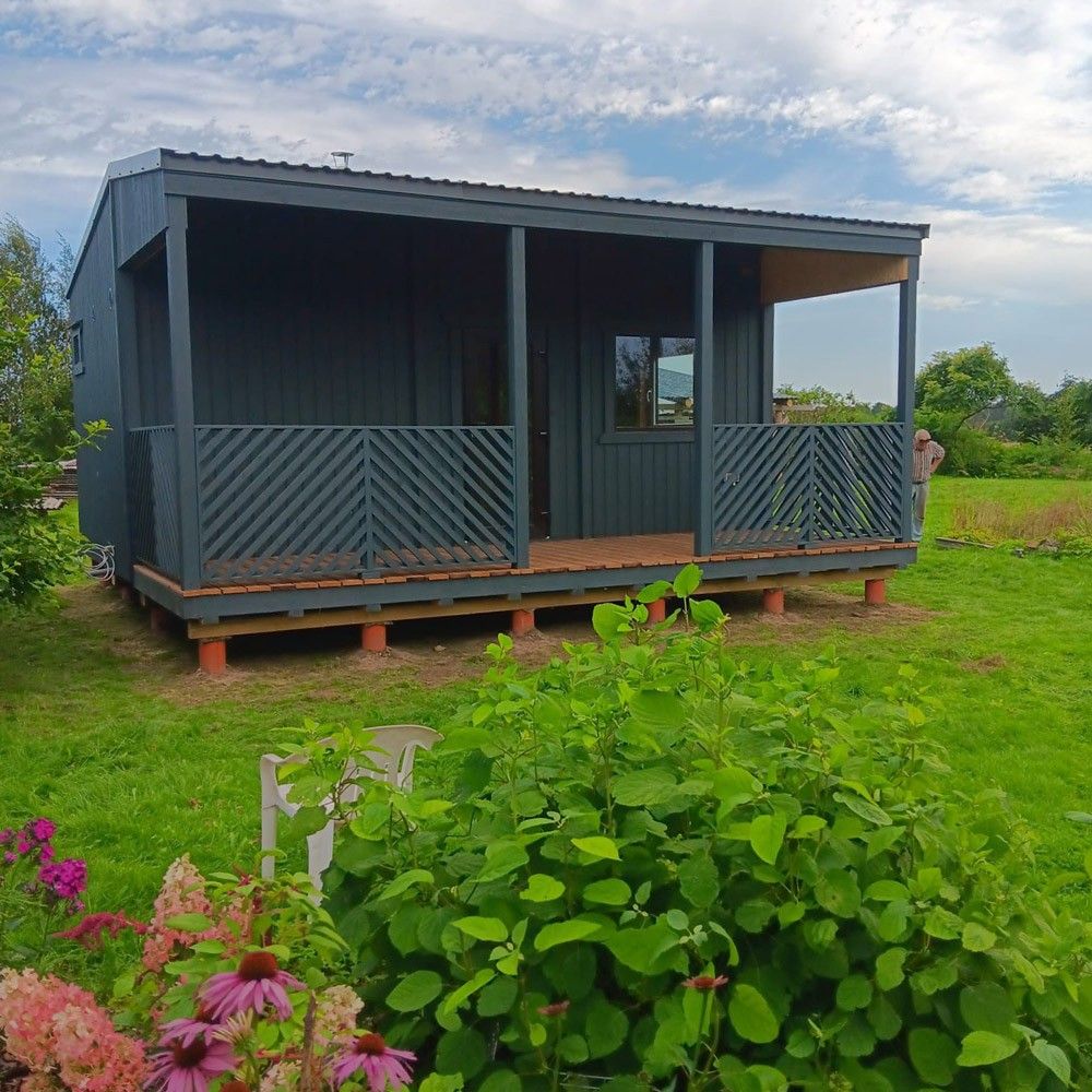 Karkasa pirts, malkas krāsns, 30 m², 8 personām — attēls 5