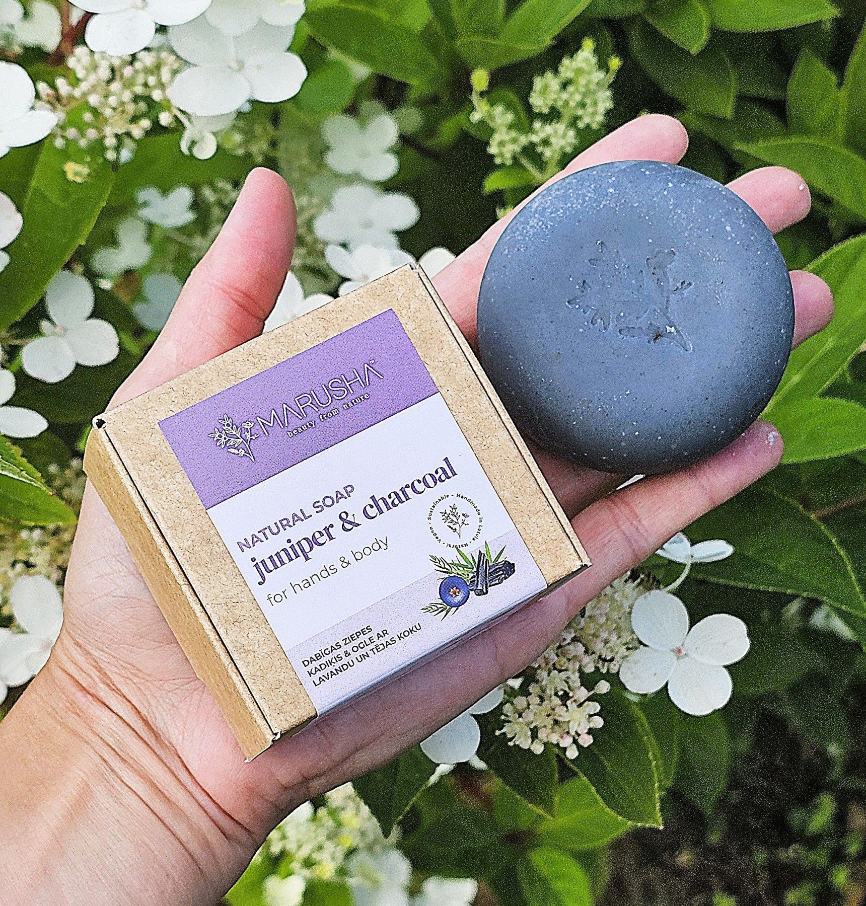 Cietās ziepes MARUSHA, zāļu aromāts