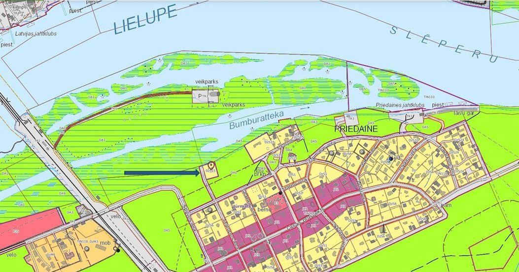Zemes gabals 2994 m², Mārupes iela 1A, Jūrmala — attēls 4