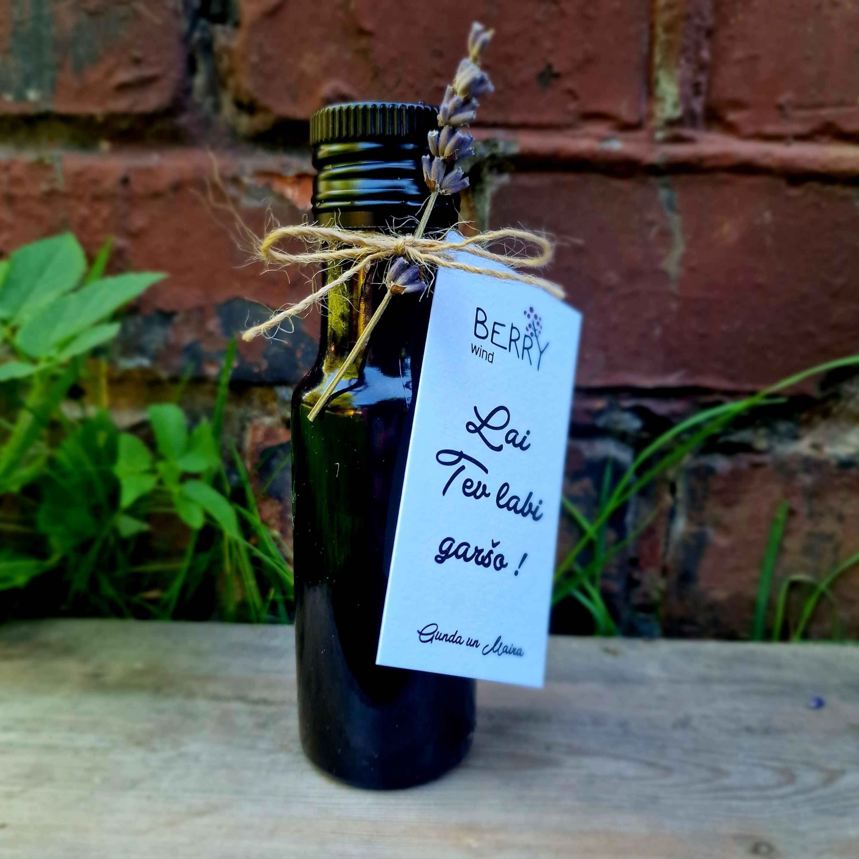 Mini dāvana „Paldies!” ar plūškoka sīrupu, 100 ml