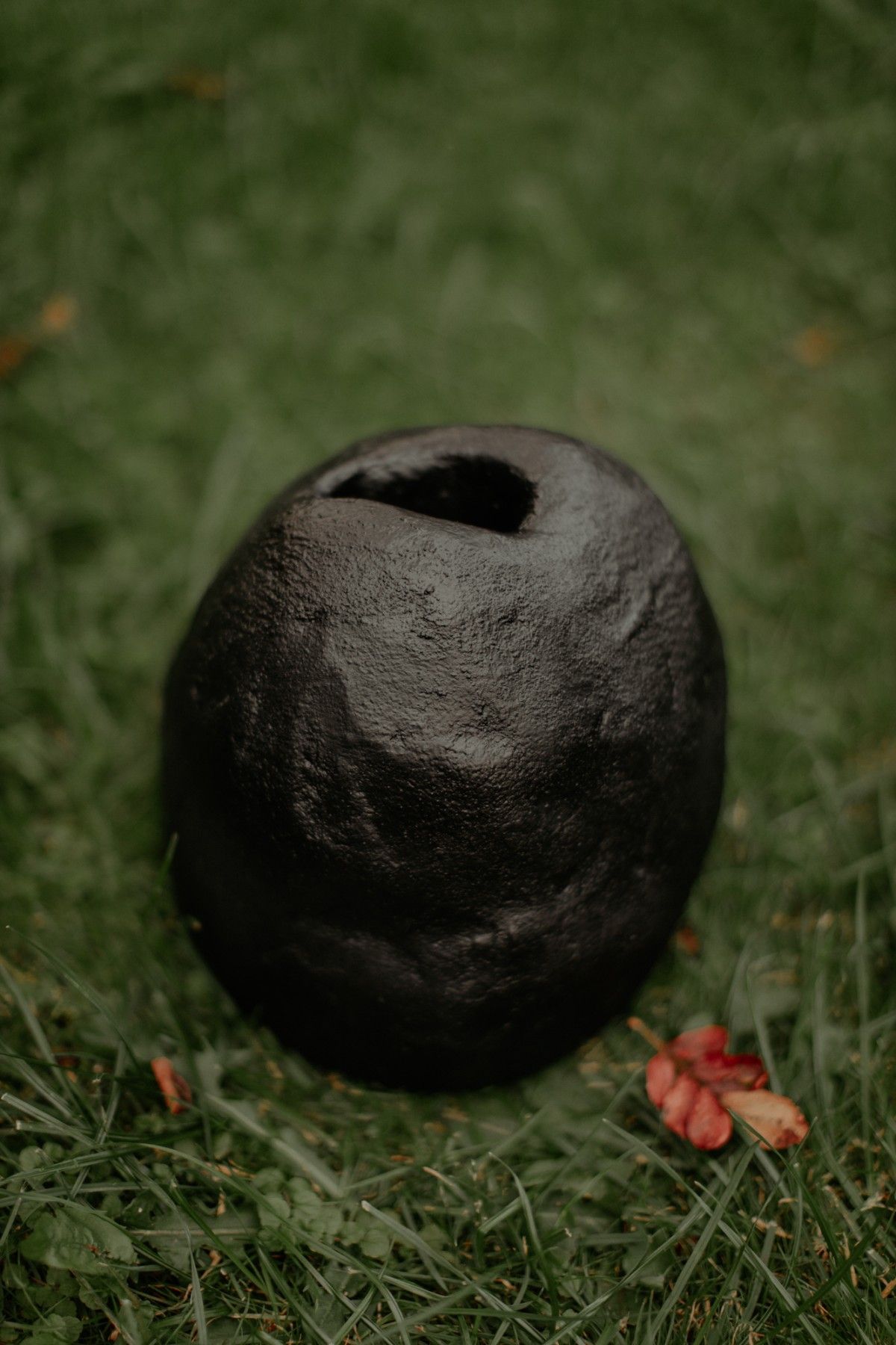Vāze Artterrace, augstums 22 cm, melnā krāsā — attēls 5