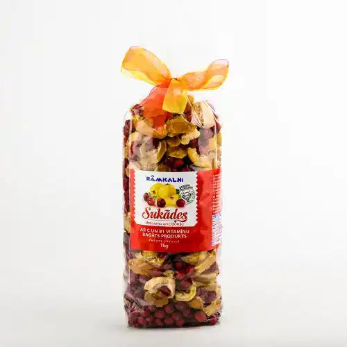 Lielogu dzērveņu un krūmcidoniju sukādes, 1 kg