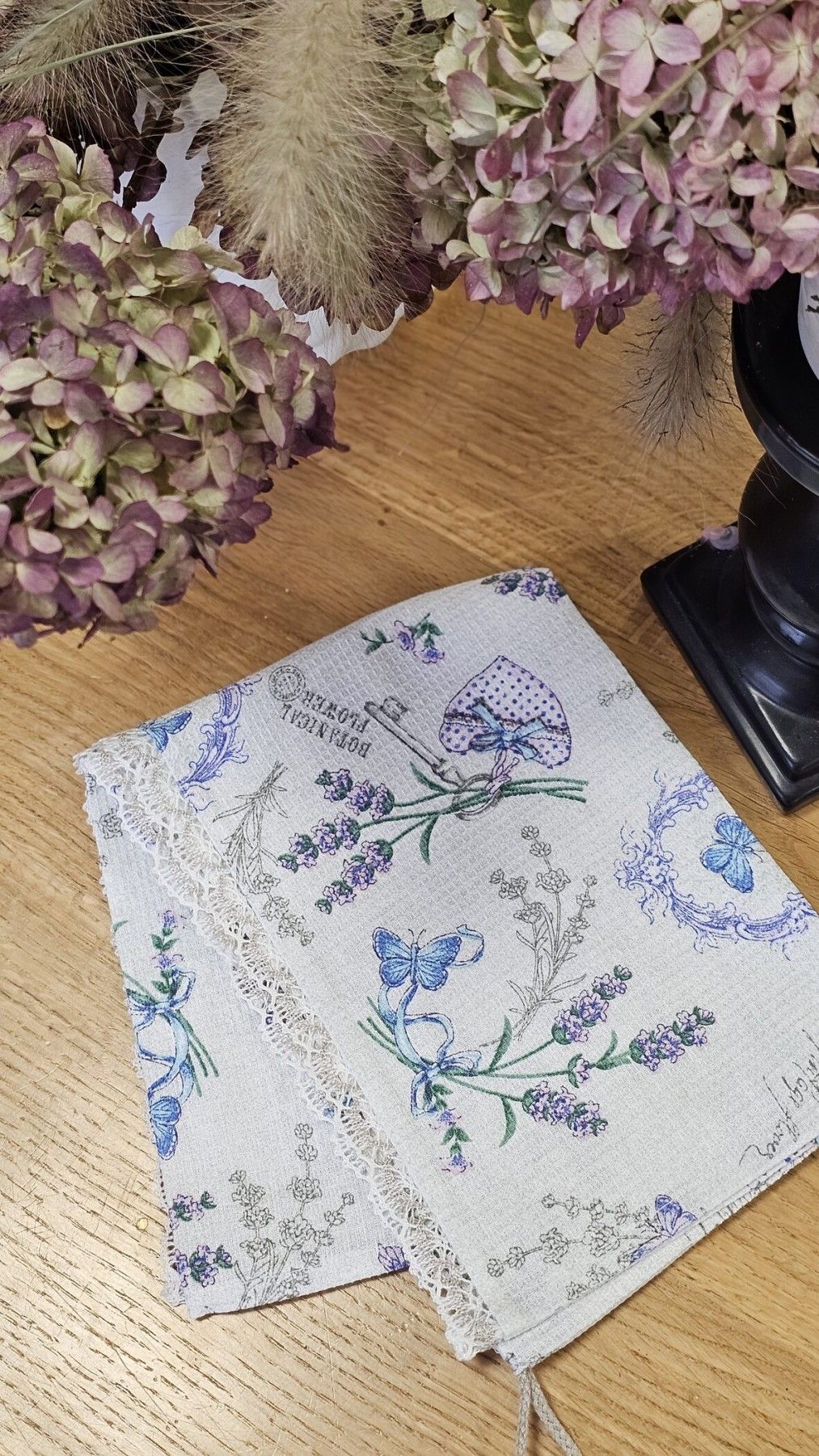 Dvielis MiPe Design, kokvilna, violetā krāsā — attēls 3