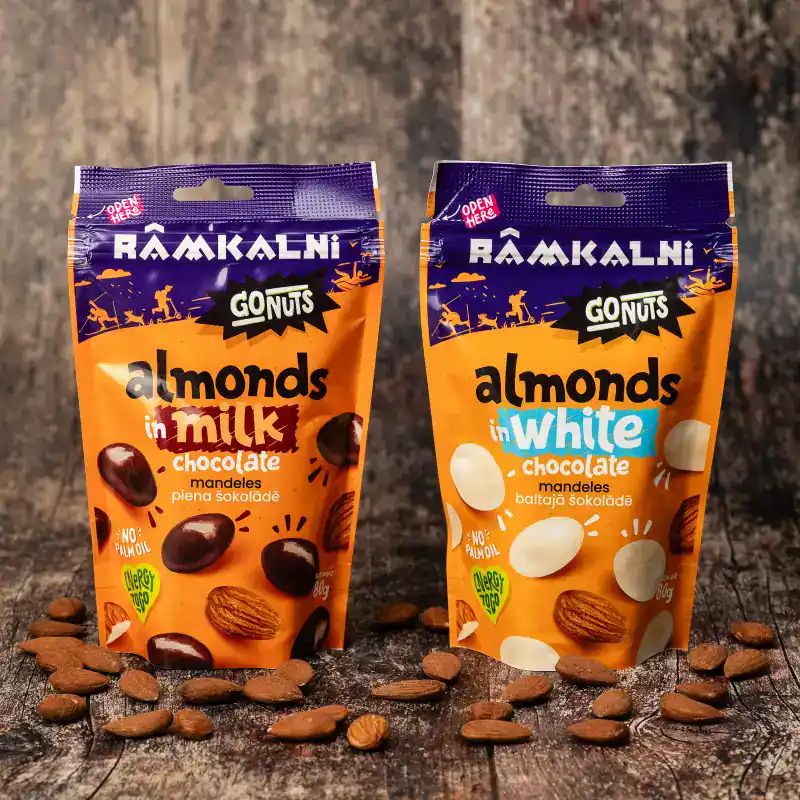 Mandeles piena šokolādē, 80 g — attēls 3