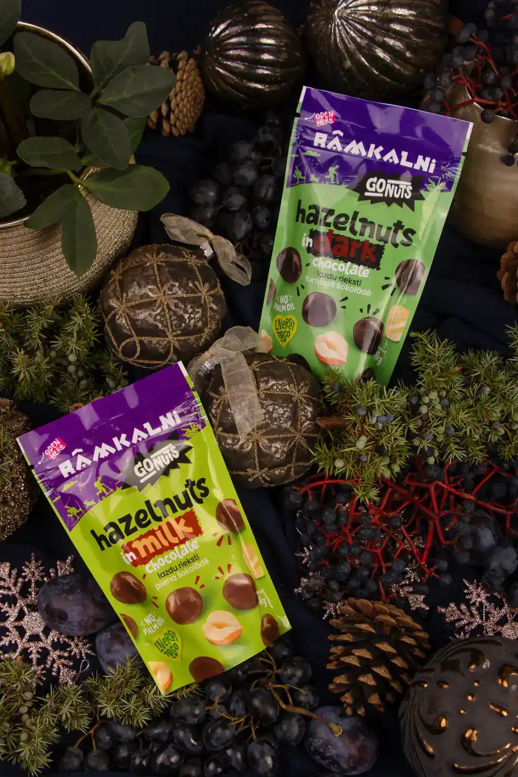 Lazdu rieksti piena šokolādē, 80 g — attēls 2