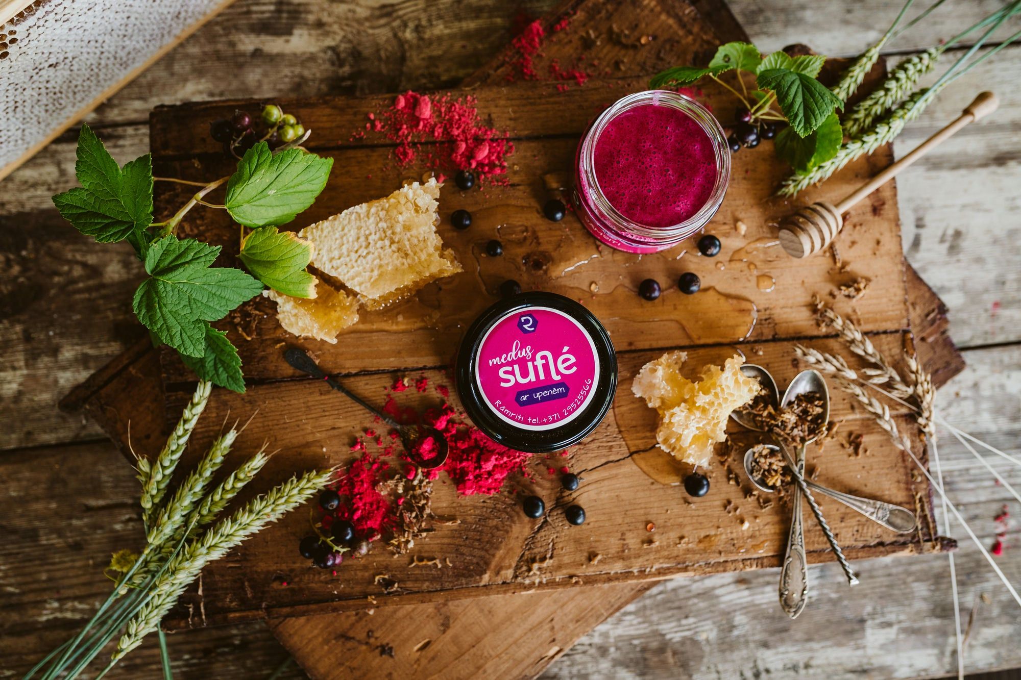 Upeņu medus suflē, 50 g