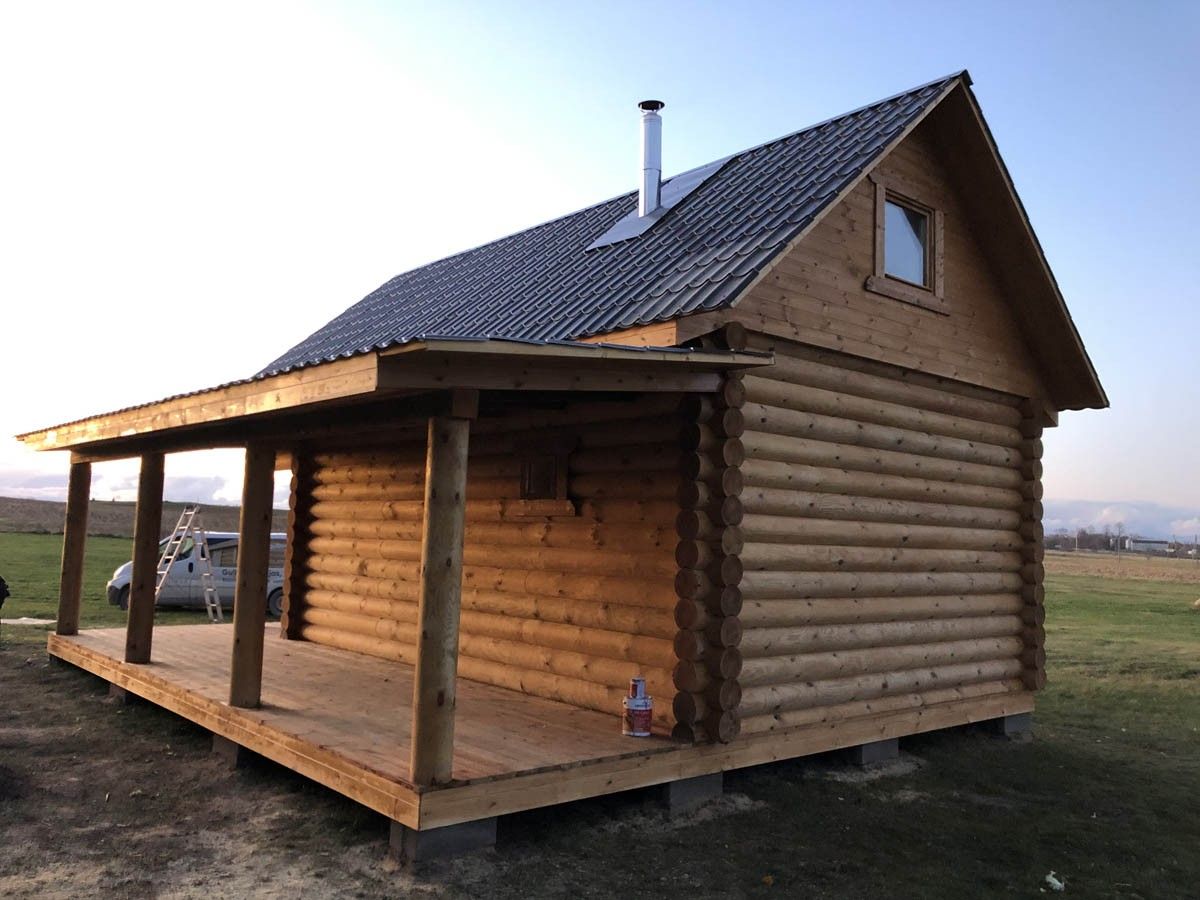 Dārza māja no koka, 80 m² — attēls 3