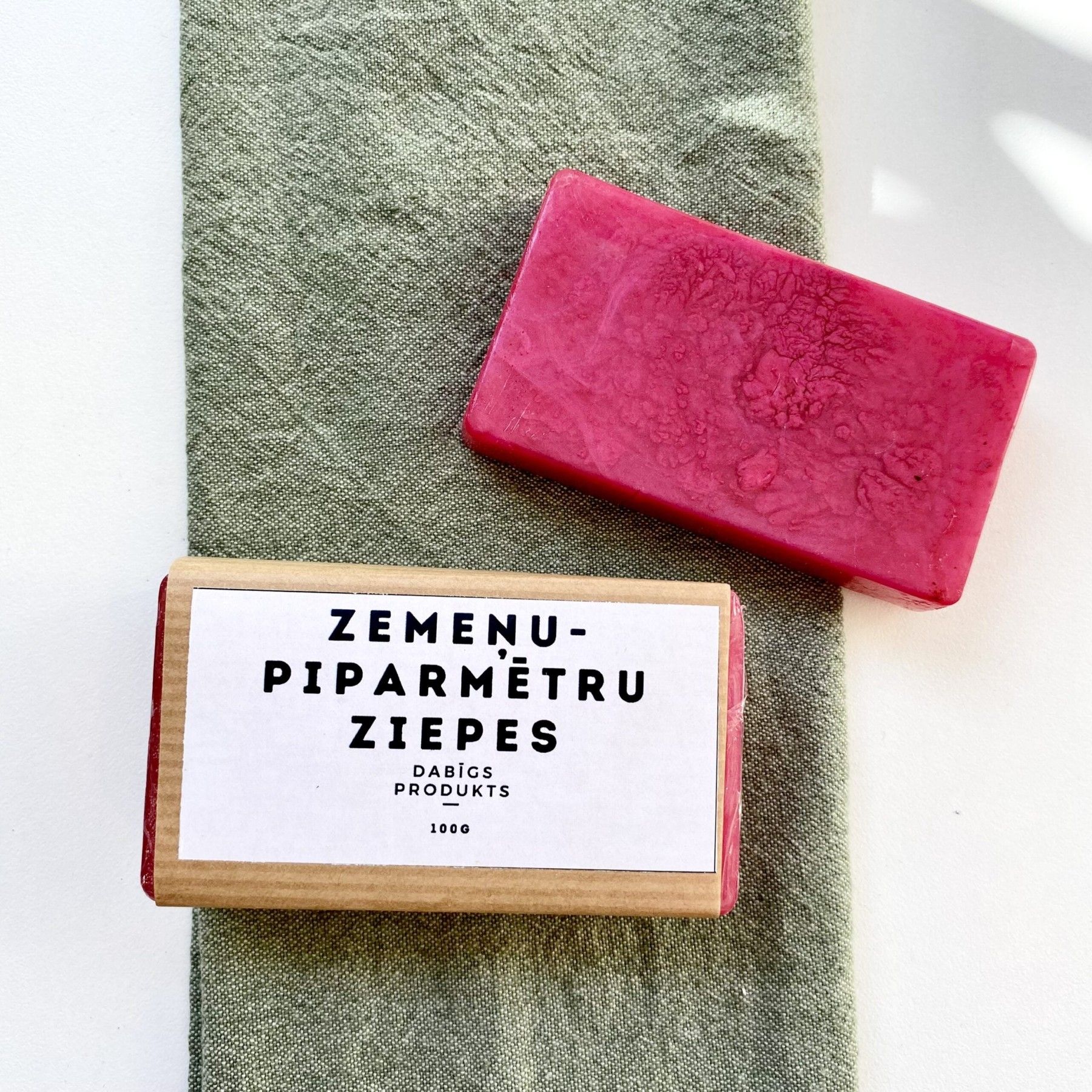 Cietās ziepes BB Factory, piparmētru aromāts, 100 g